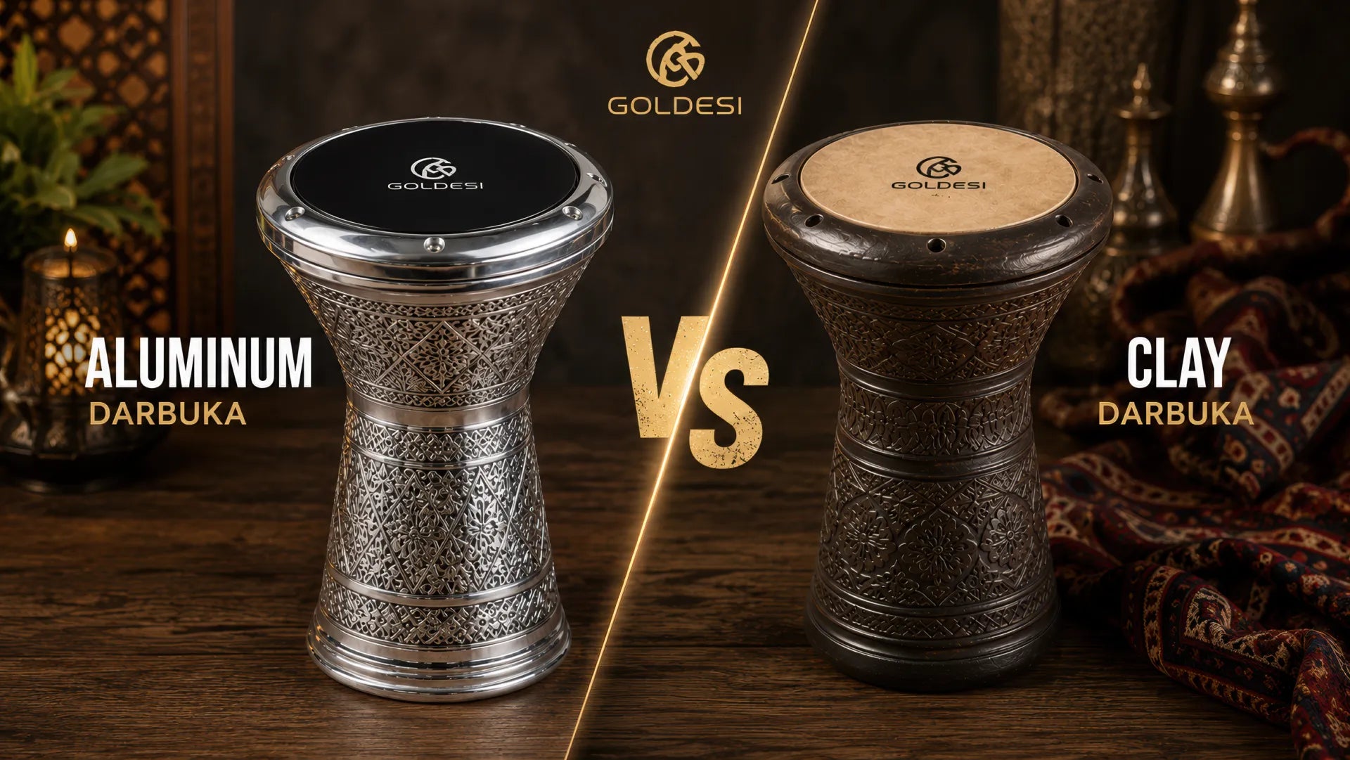 Aluminum vs. Clay Darbuka: The Ultimate Comparison