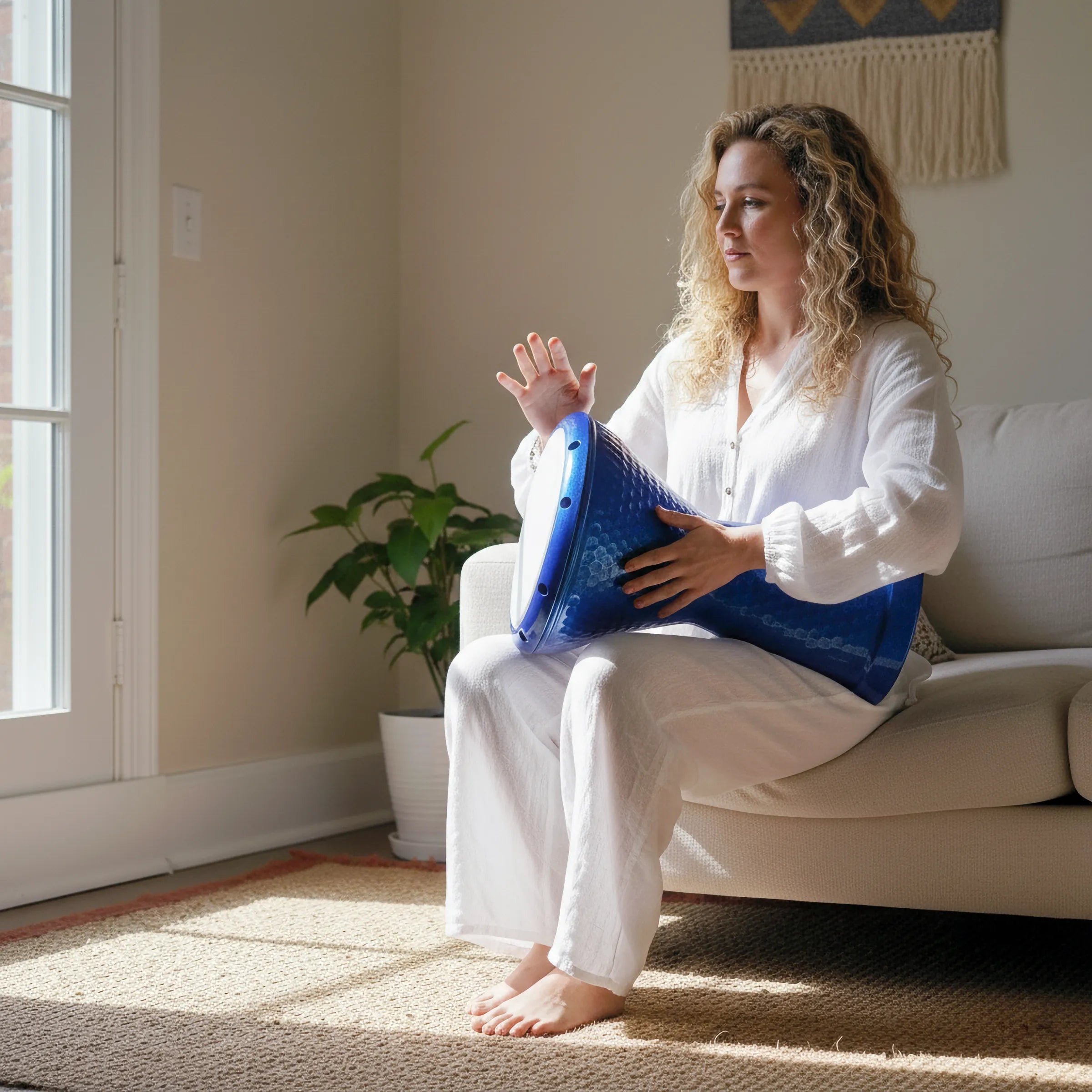 Deep Forge | Hand-Hammered Ceramic Egyptian Darbuka