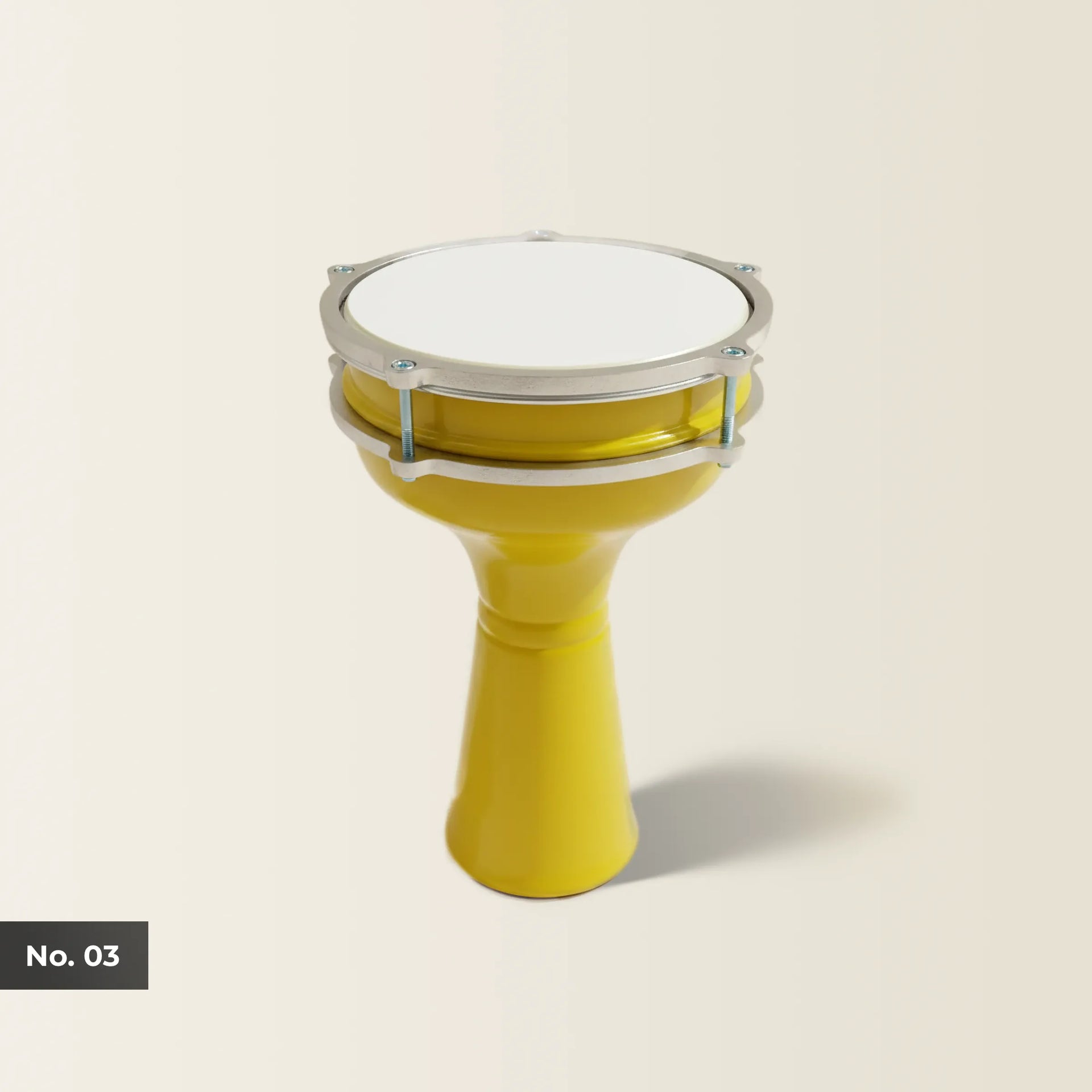 Citrine Beat No. 3 | Yellow Aluminum Kids Darbuka (18.5cm) - Ages