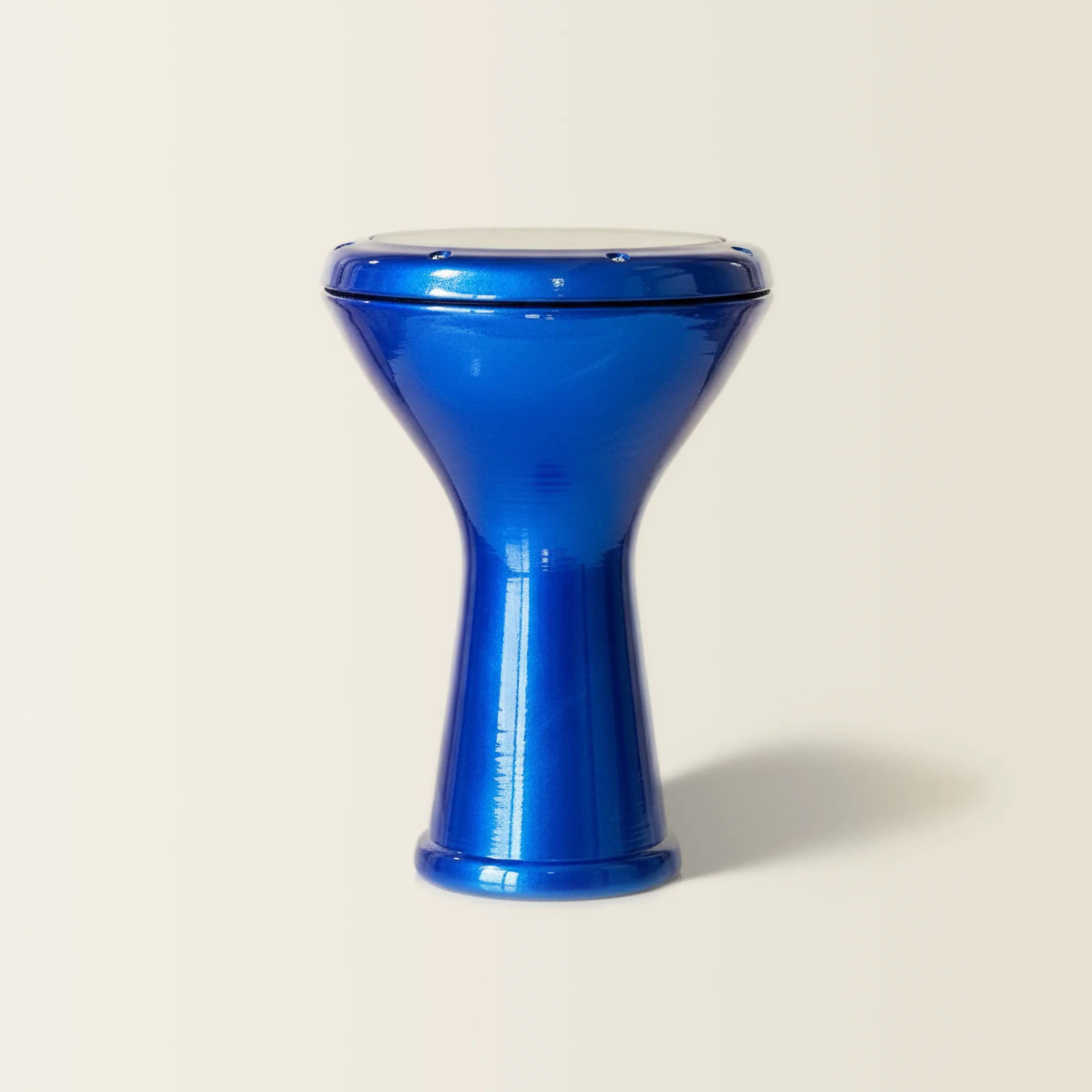 Cobalt Shine | Metallic Blue Egyptian Darbuka