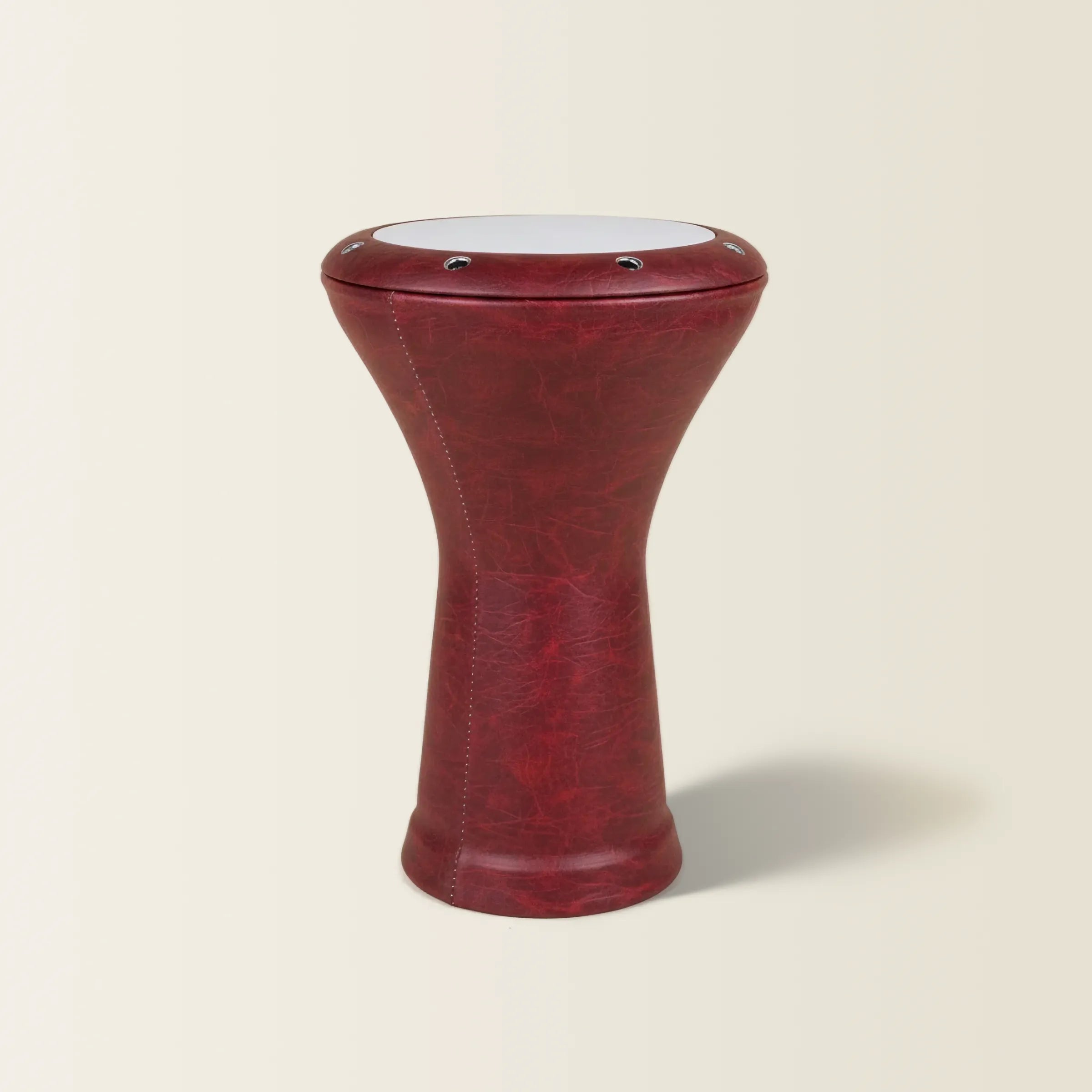 Crimson Royal | Burgundy Leatherette Coated Egyptian Darbuka