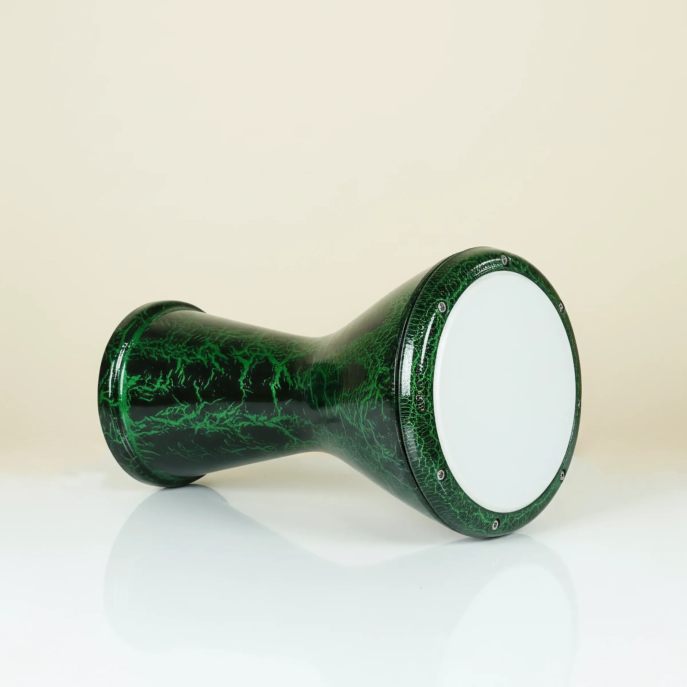 Emerald Crackle | Green Crackle Metal Darbuka