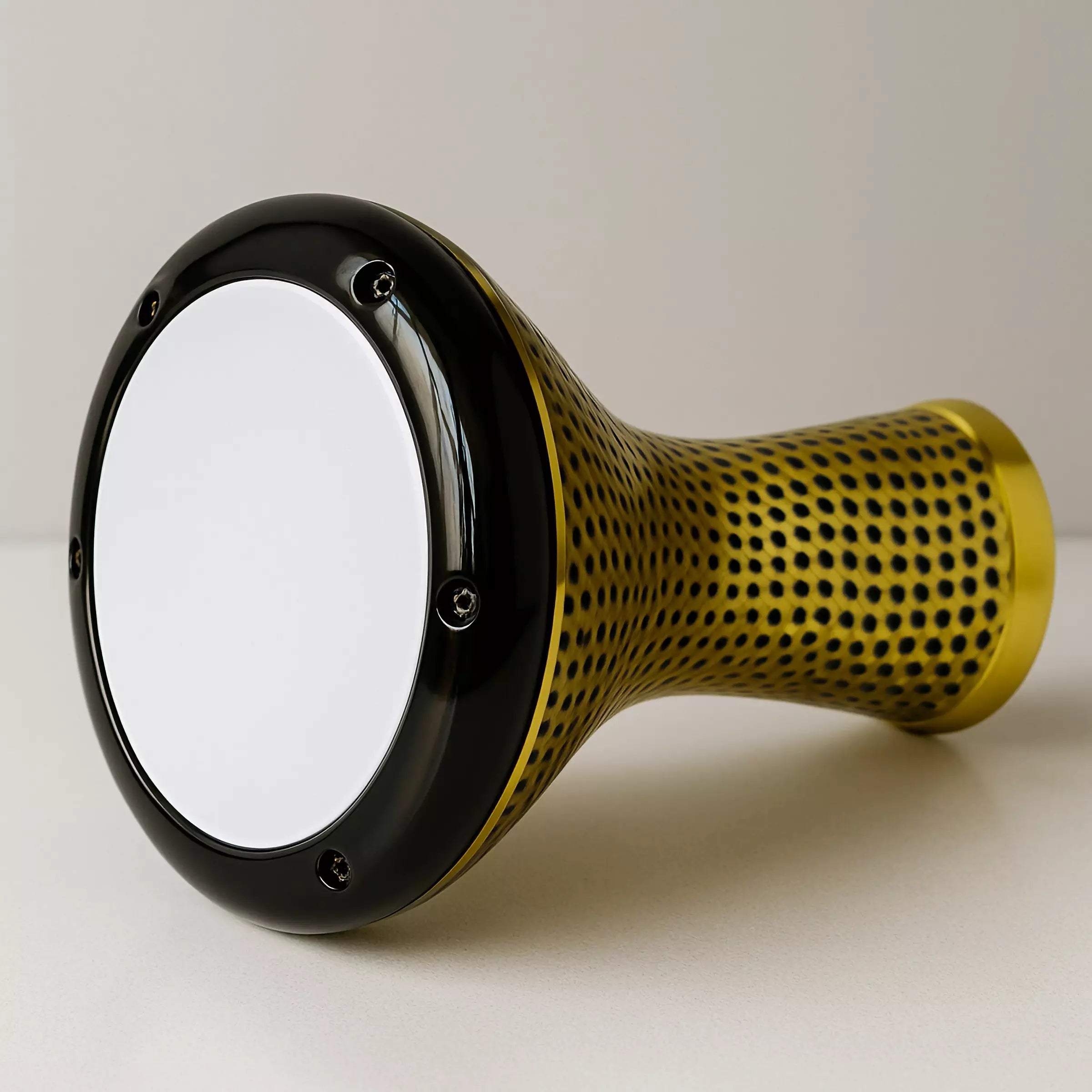 Golden Pulse | Hand-Hammered Yellow Metal Egyptian Darbuka