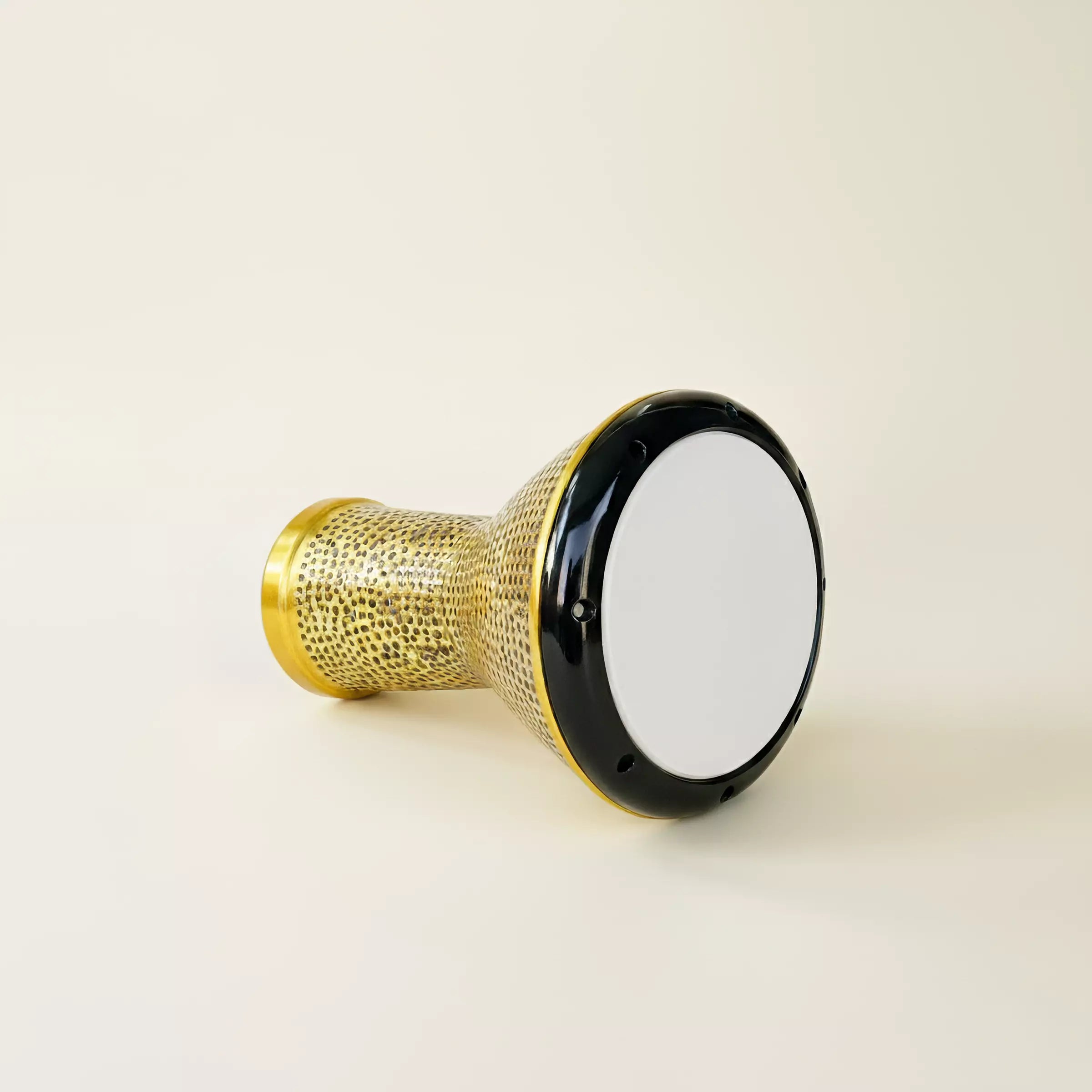 Golden Pulse | Hand-Hammered Yellow Metal Egyptian Darbuka