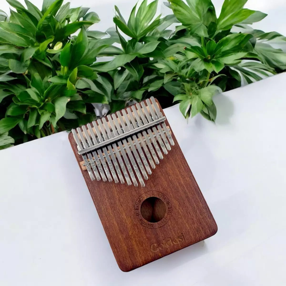Mahogany Whisper | 17-Key Handcrafted Kalimba (Thumb Piano)
