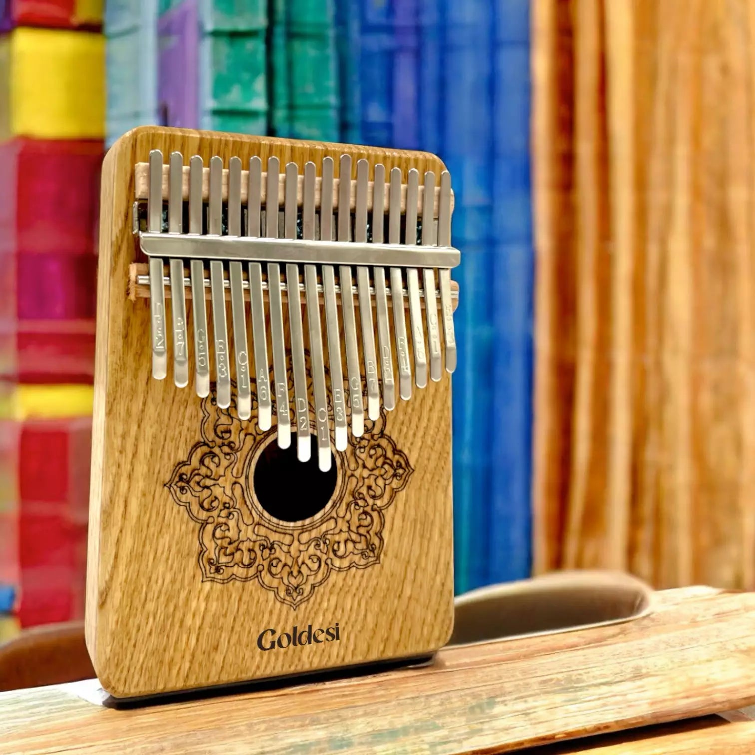 Nature's Echo | 17-Key Natural Wood Kalimba (Thumb Piano)