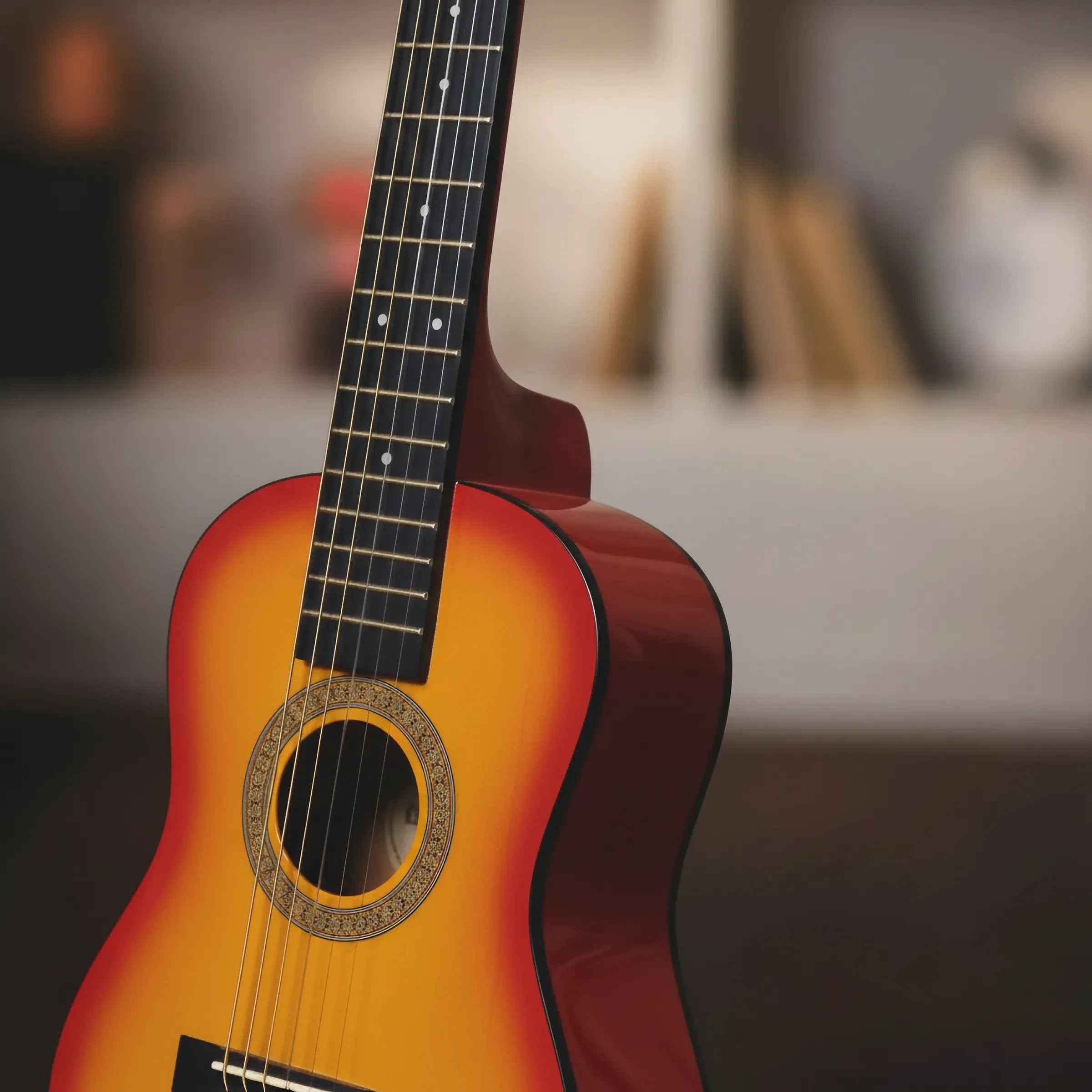 Sunset Serenade | 23" Mini Classical Guitar for Kids (Sunset Orange)