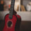 Crimson Burst | 23" Mini Classical Guitar for Kids (Red-Black)