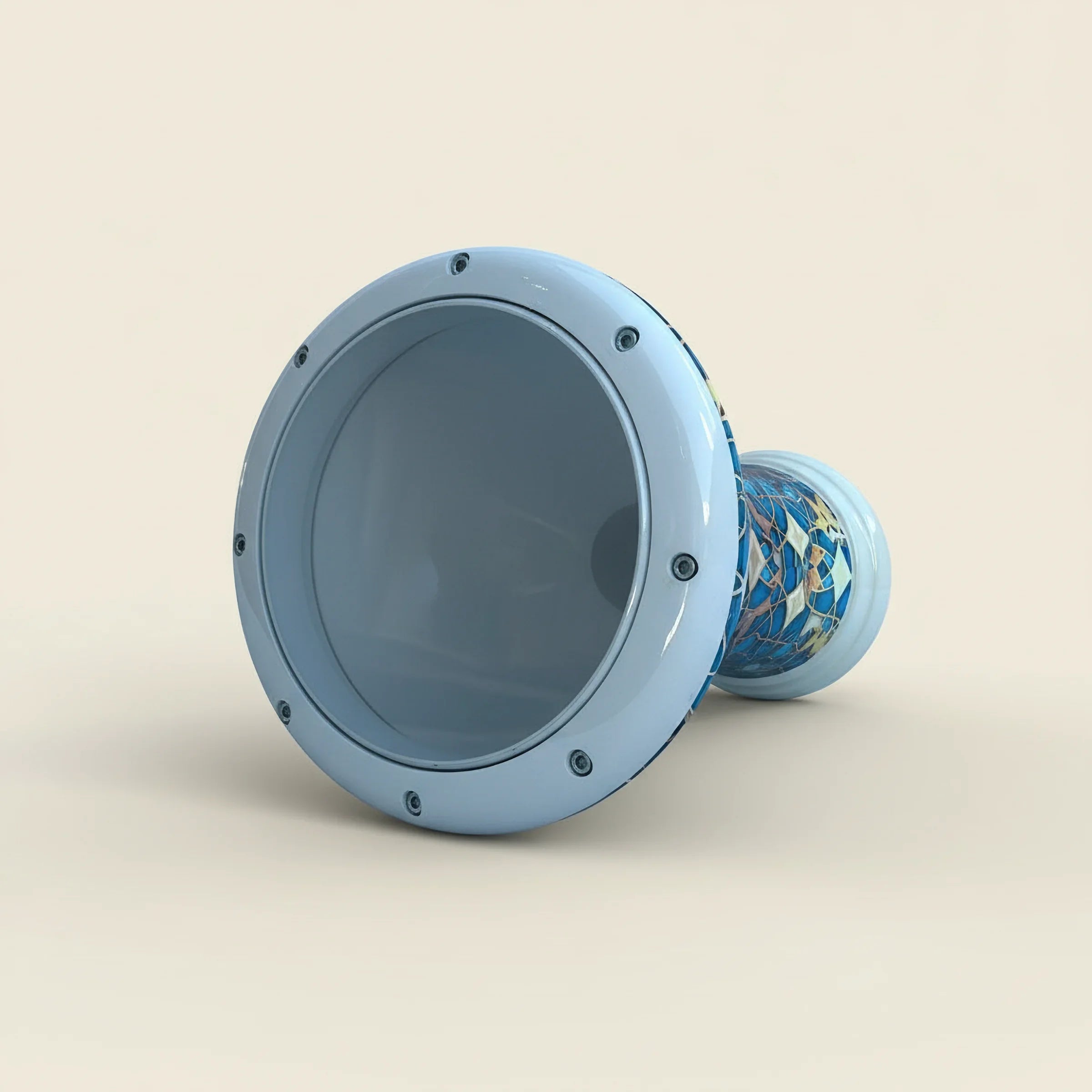 Mosaic Rhythms | 4kg Cast Metal Turquoise Darbuka