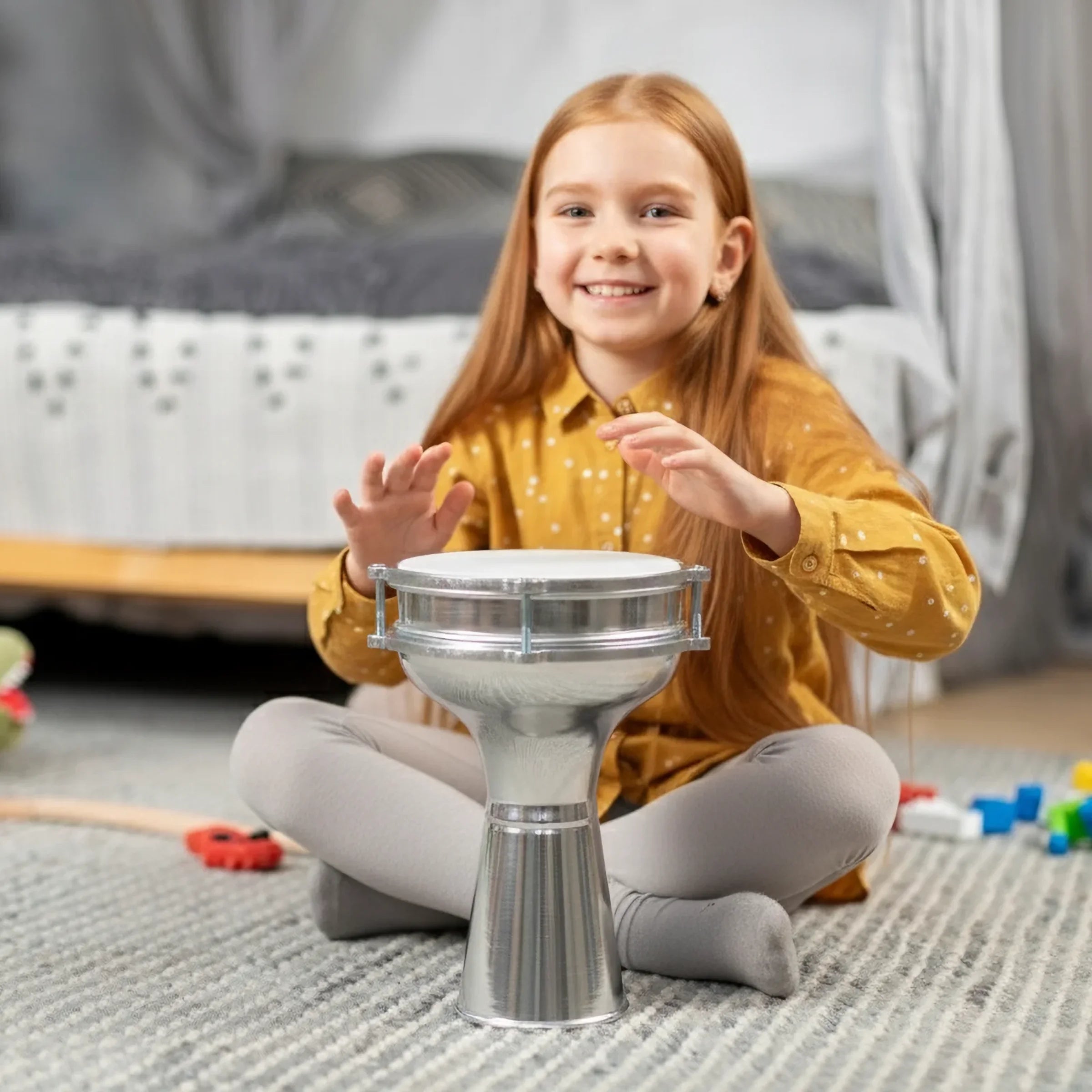 Little Beat | Turkish Style Aluminum Kids Darbuka (Size No. 2)