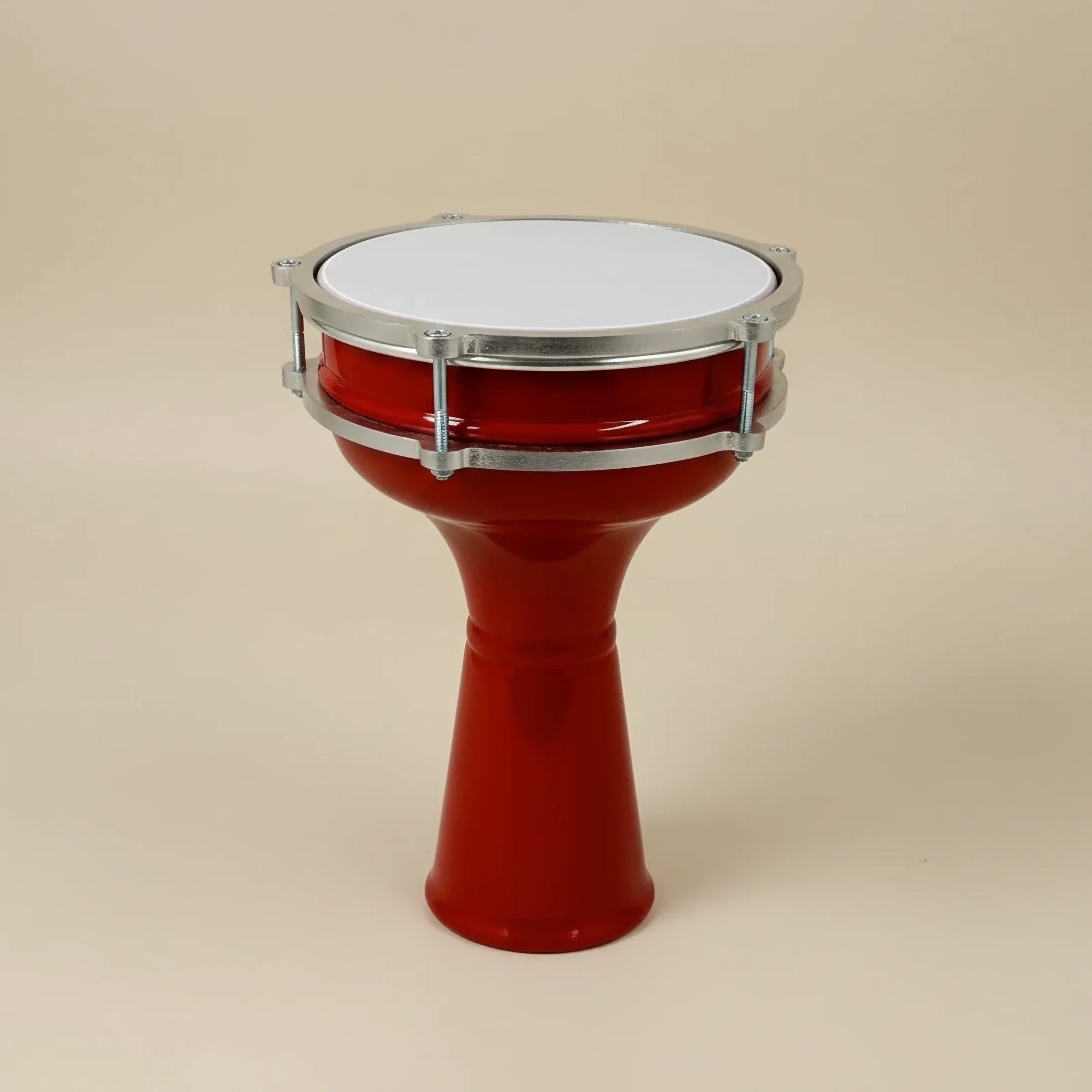 Ruby Beat | Red Turkish Style Kids & Adults Darbuka (Size No. 4)