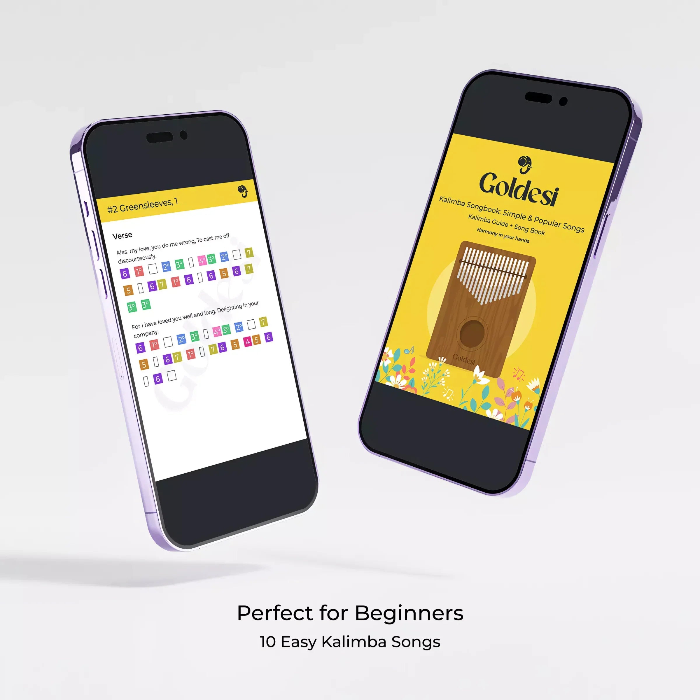 Instant Melody | Kalimba E-Book: 10 Beginner Songs (Digital Download)