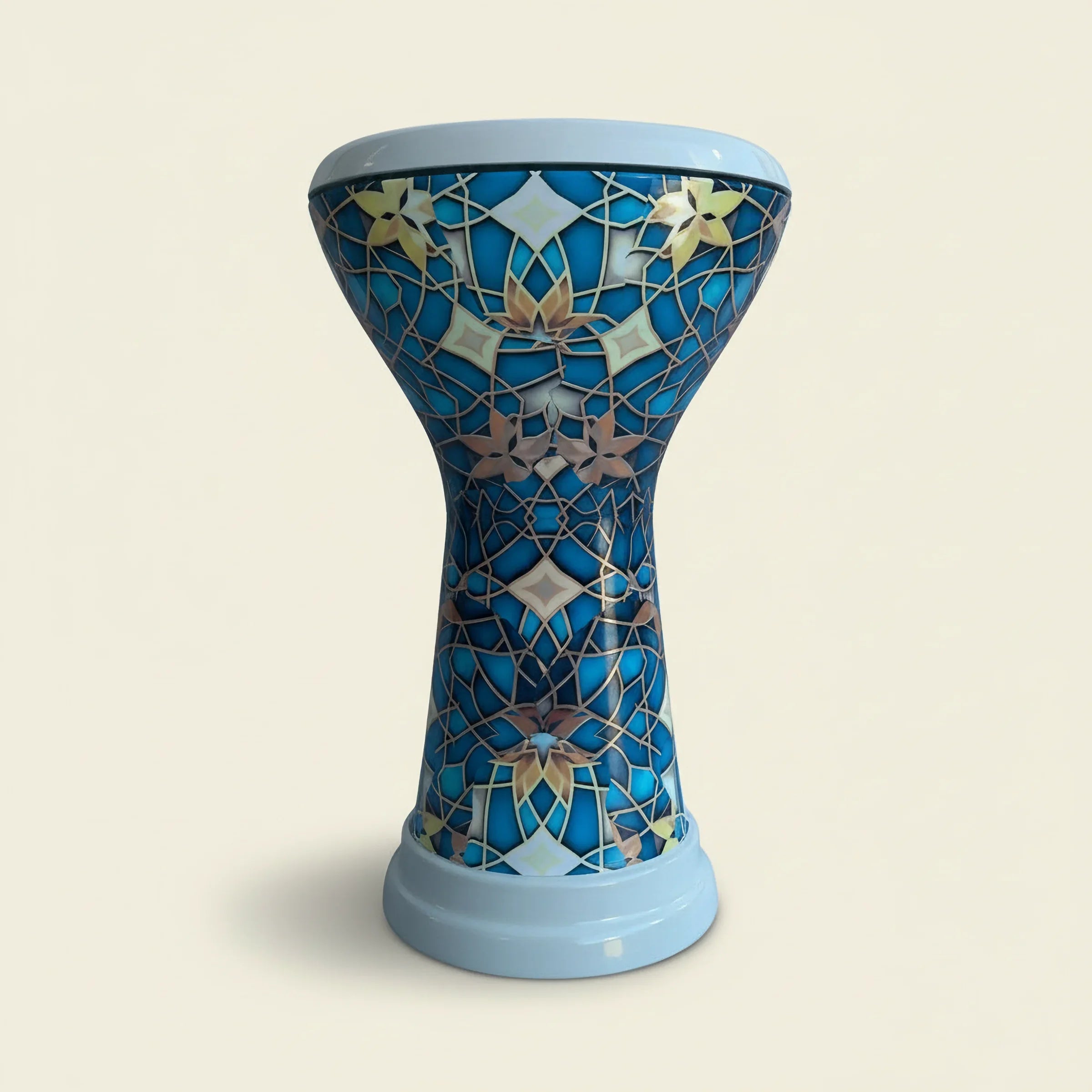 Mosaic Rhythms | 4kg Cast Metal Turquoise Darbuka