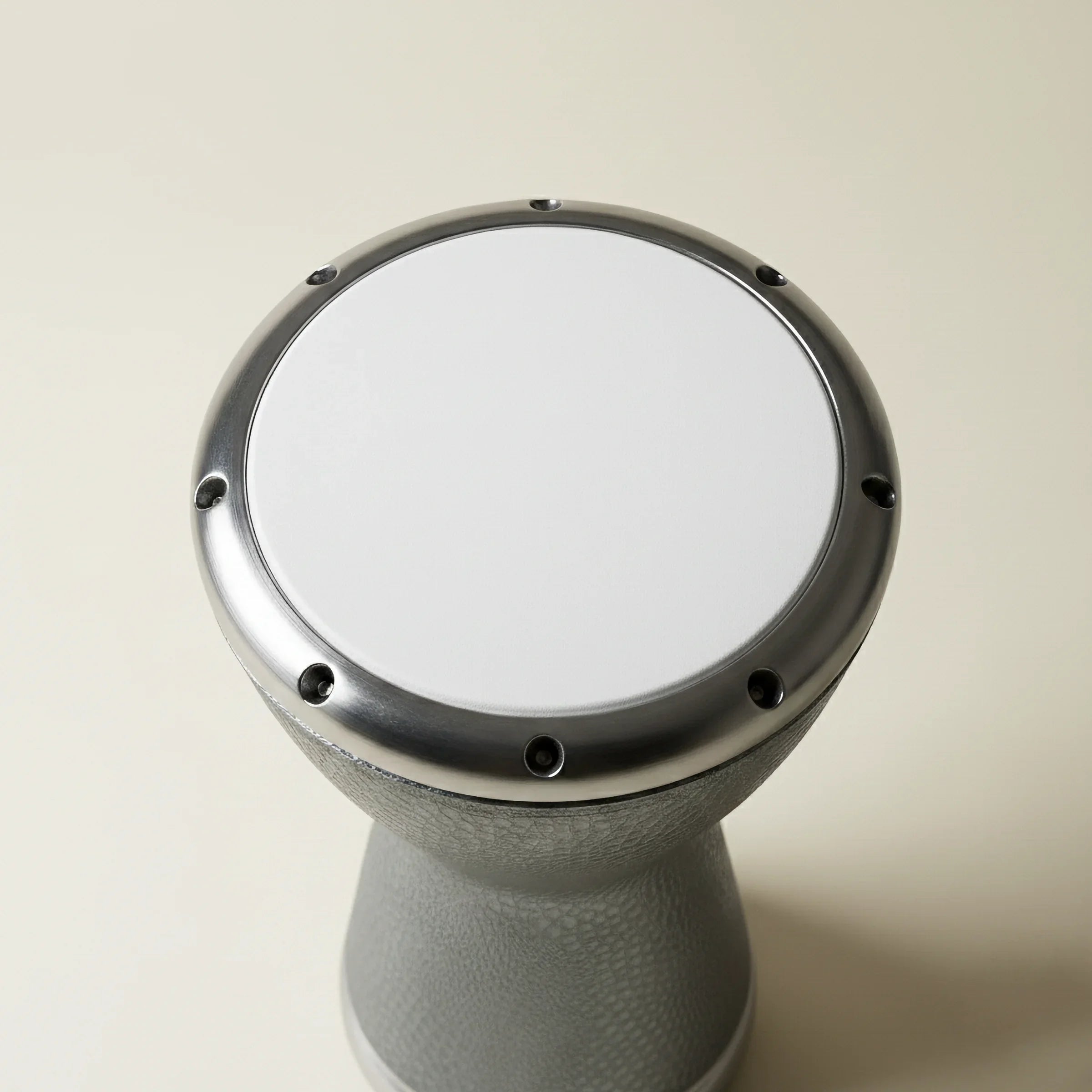 Silver Stealth | Professional Gray Fiberglass Egyptian Darbuka