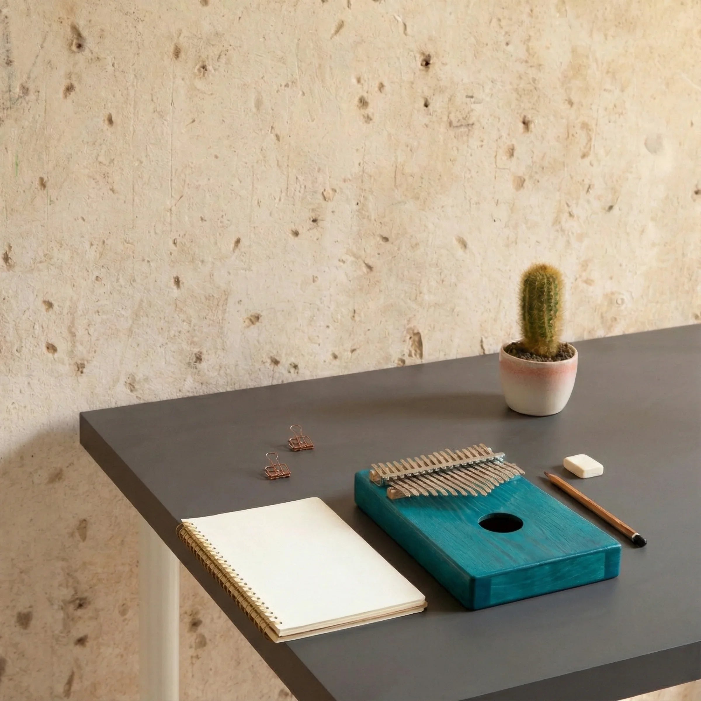 Turquoise | 17-Key Kalimba Full Gift Set (With Stand & Accessories)