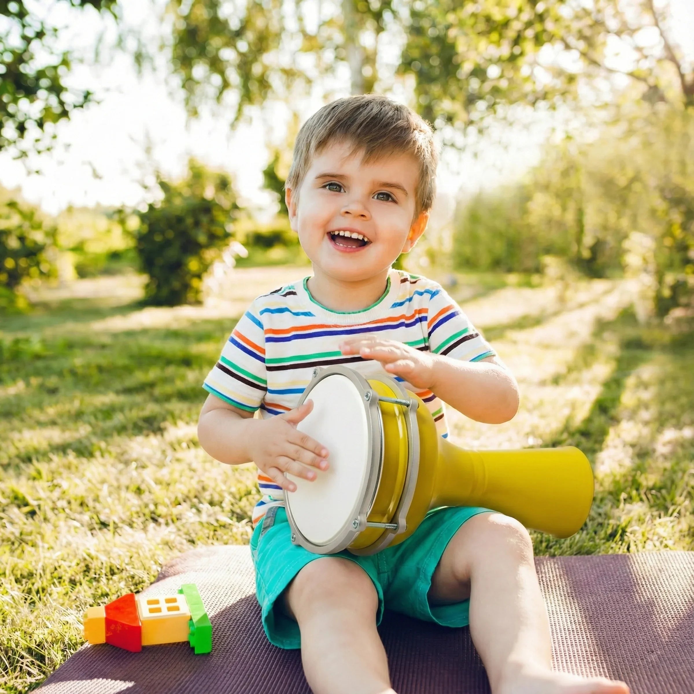 Citrine Beat | Yellow Turkish Style Kids Darbuka (Size No. 1)