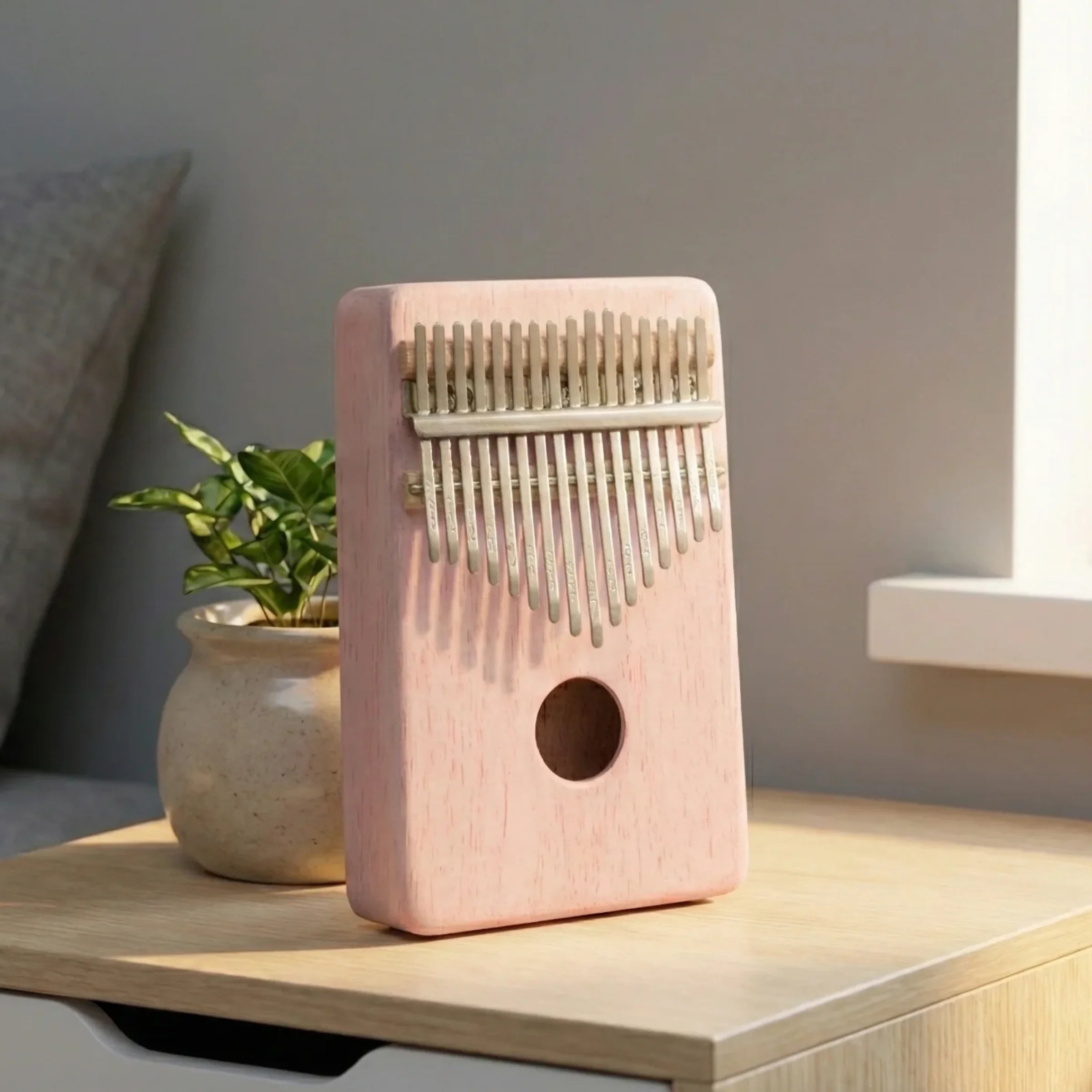 Blush Melody | Baby Pink Kalimba |Full Gift Set (17-Key)