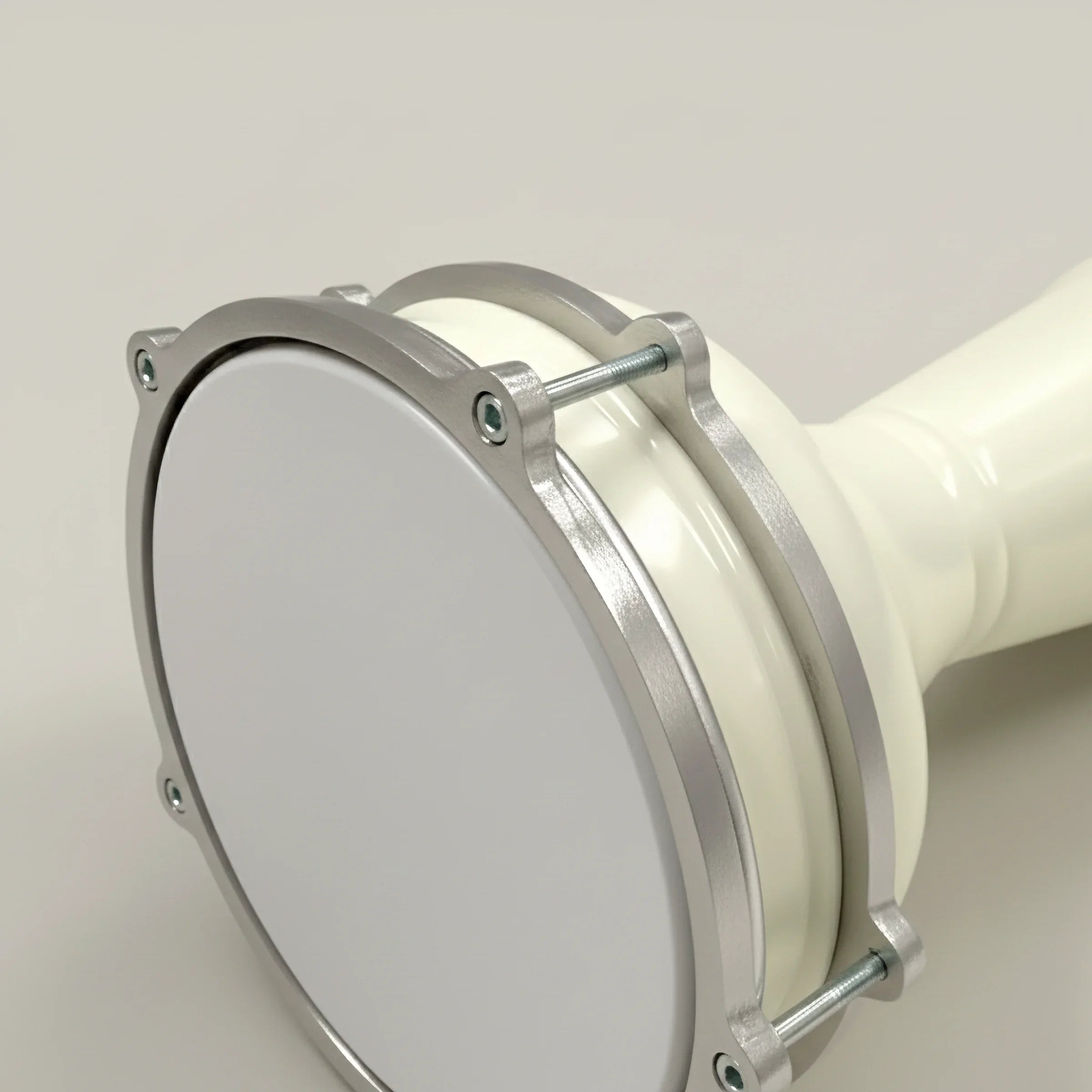 Pearl Beat | White Turkish Darbuka (Kids & Adults) - Size No. 4