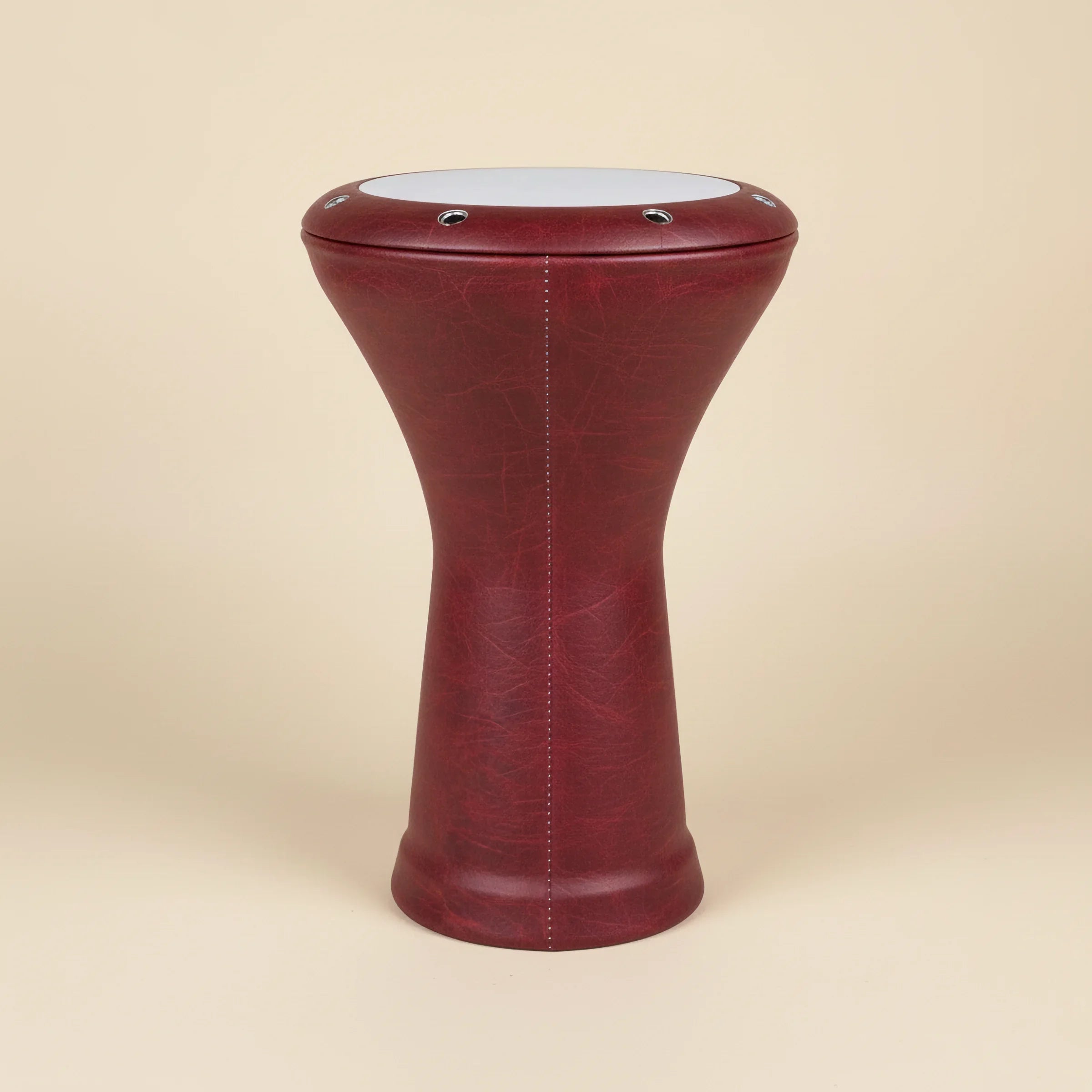 Crimson Royal | Burgundy Leatherette Coated Egyptian Darbuka
