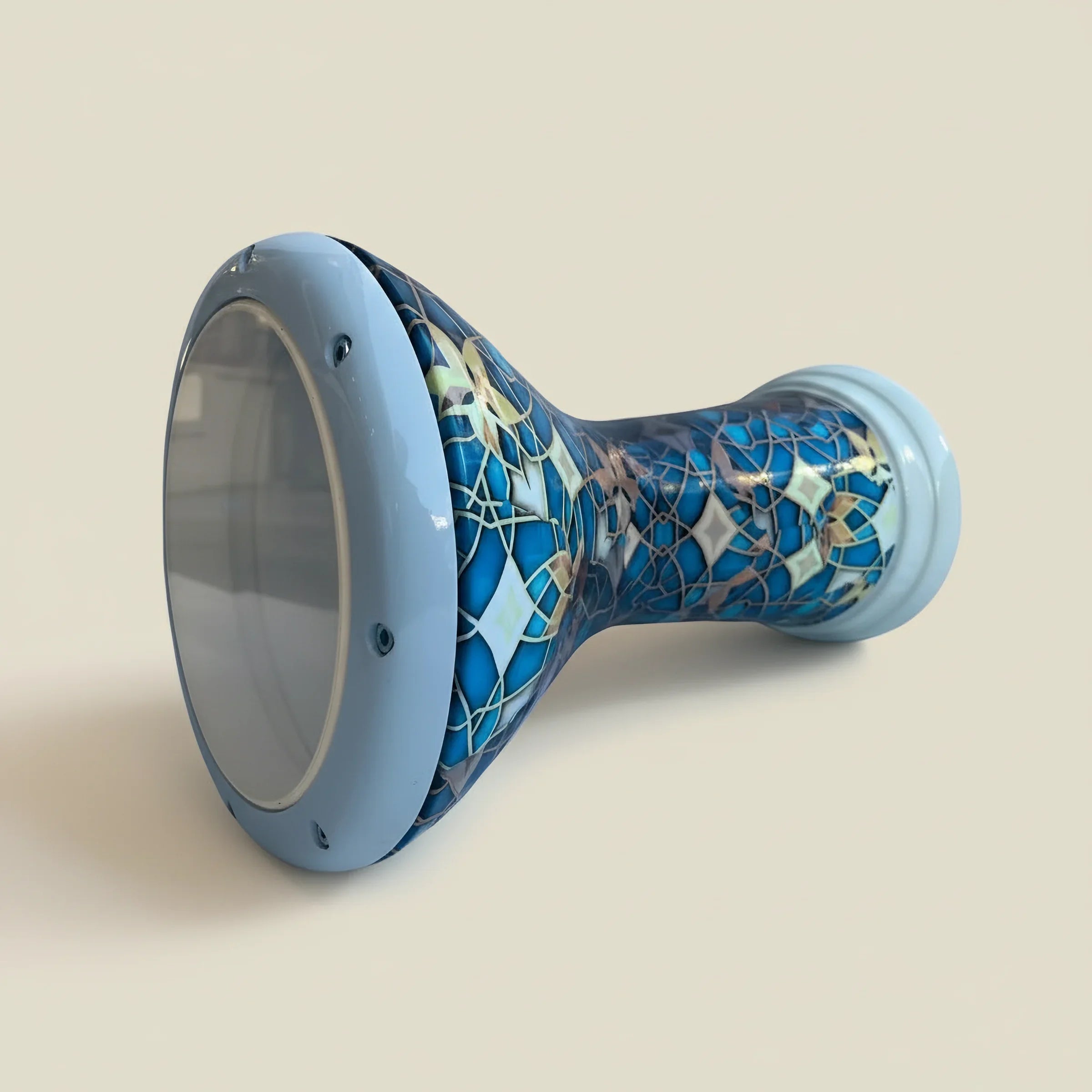 Mosaic Rhythms | 4kg Cast Metal Turquoise Darbuka