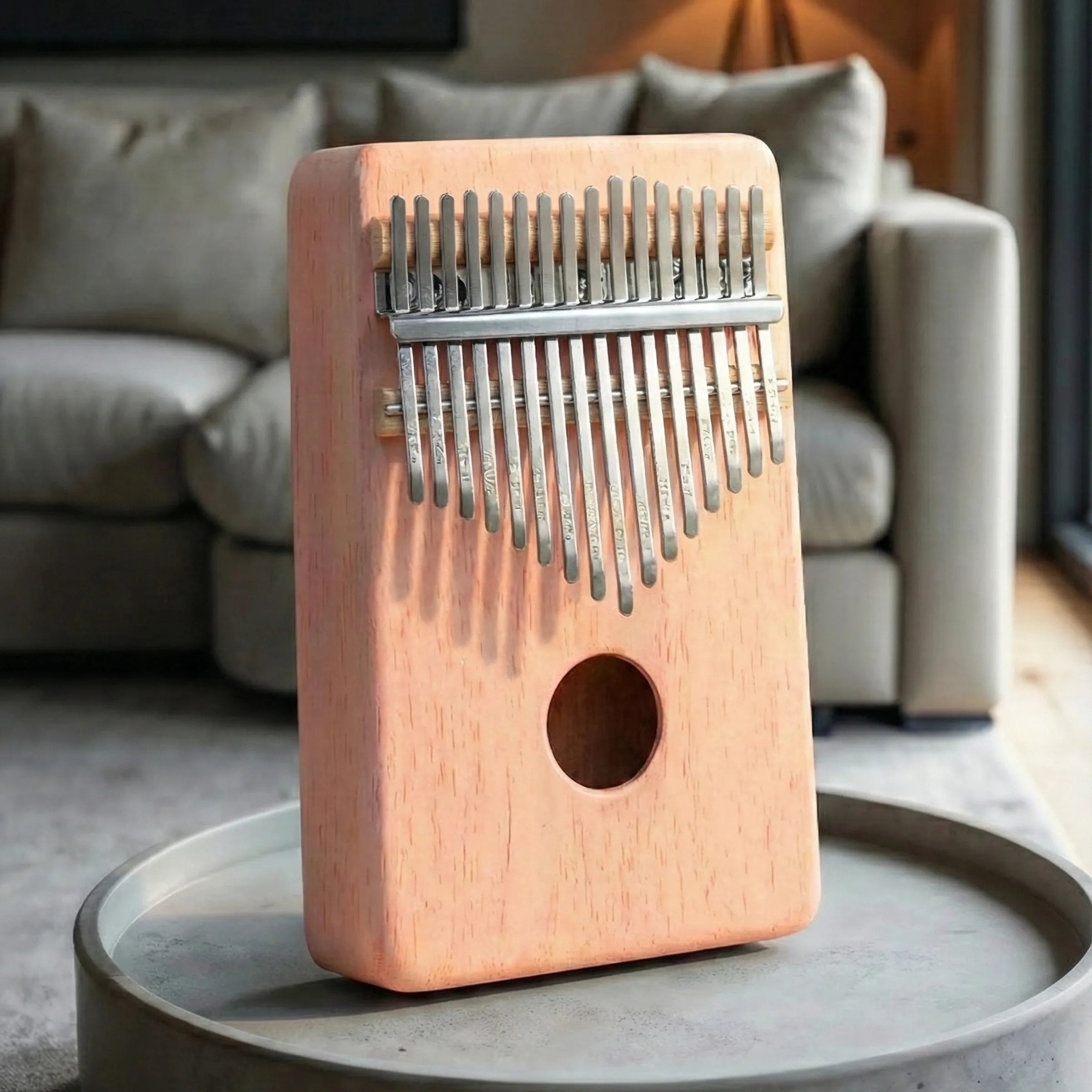 Blush Melody | Baby Pink Kalimba |Full Gift Set (17-Key)