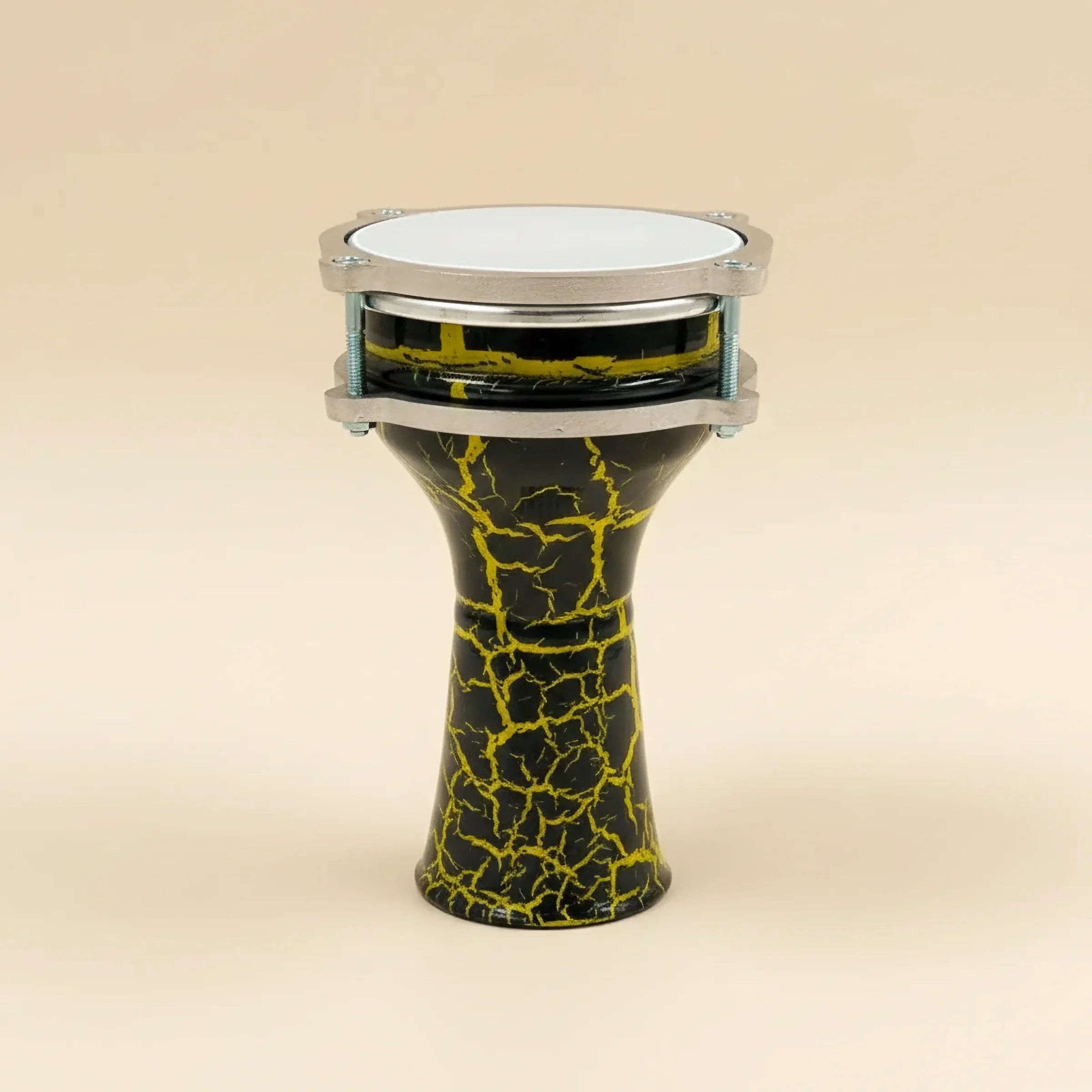 Nova Crackle | Yellow Star Mini Darbuka (Size: Mini)