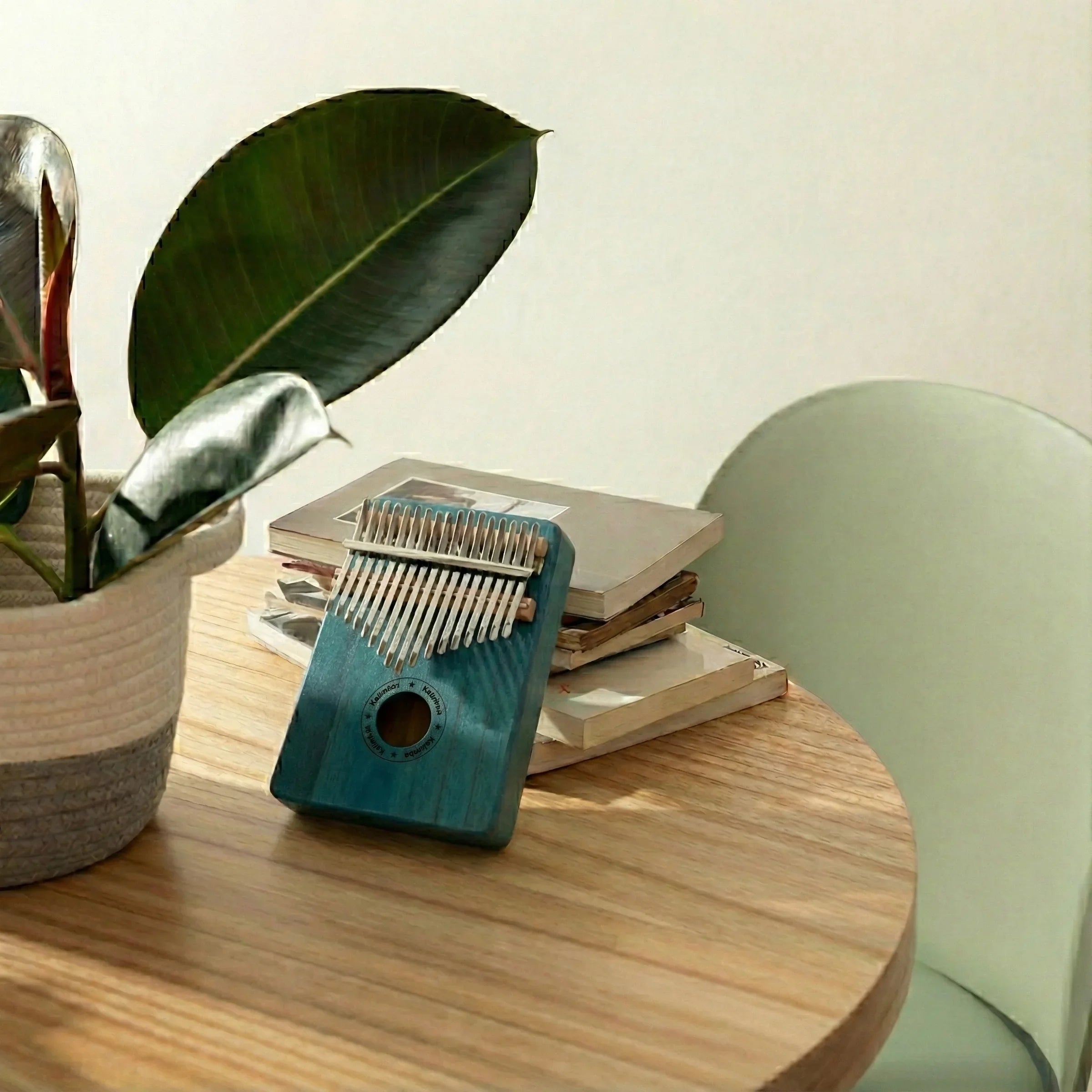 Turquoise | 17-Key Kalimba Full Gift Set (With Stand & Accessories)