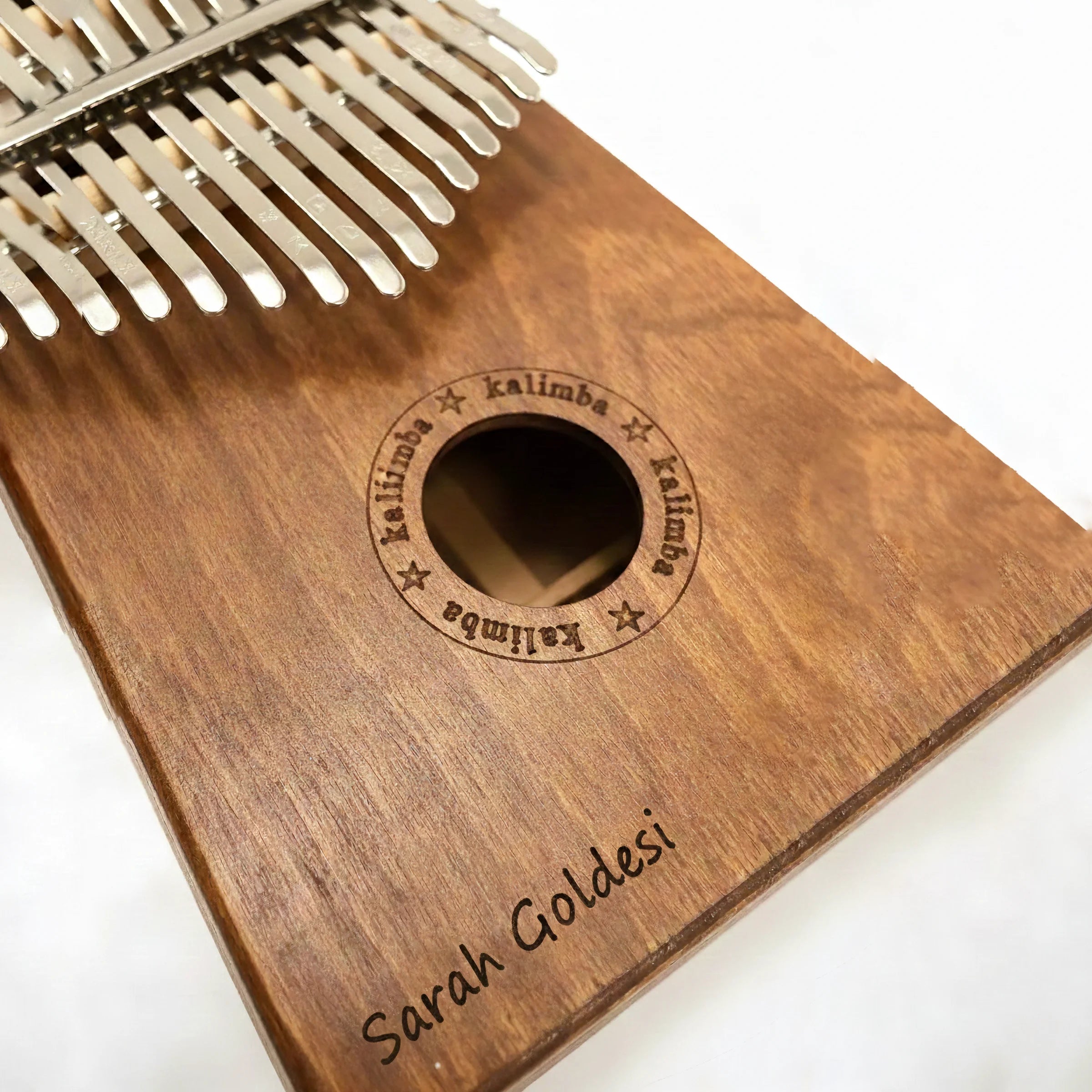 Signature Melody | Personalized 17-Key Kalimba (Custom Name Engraving)