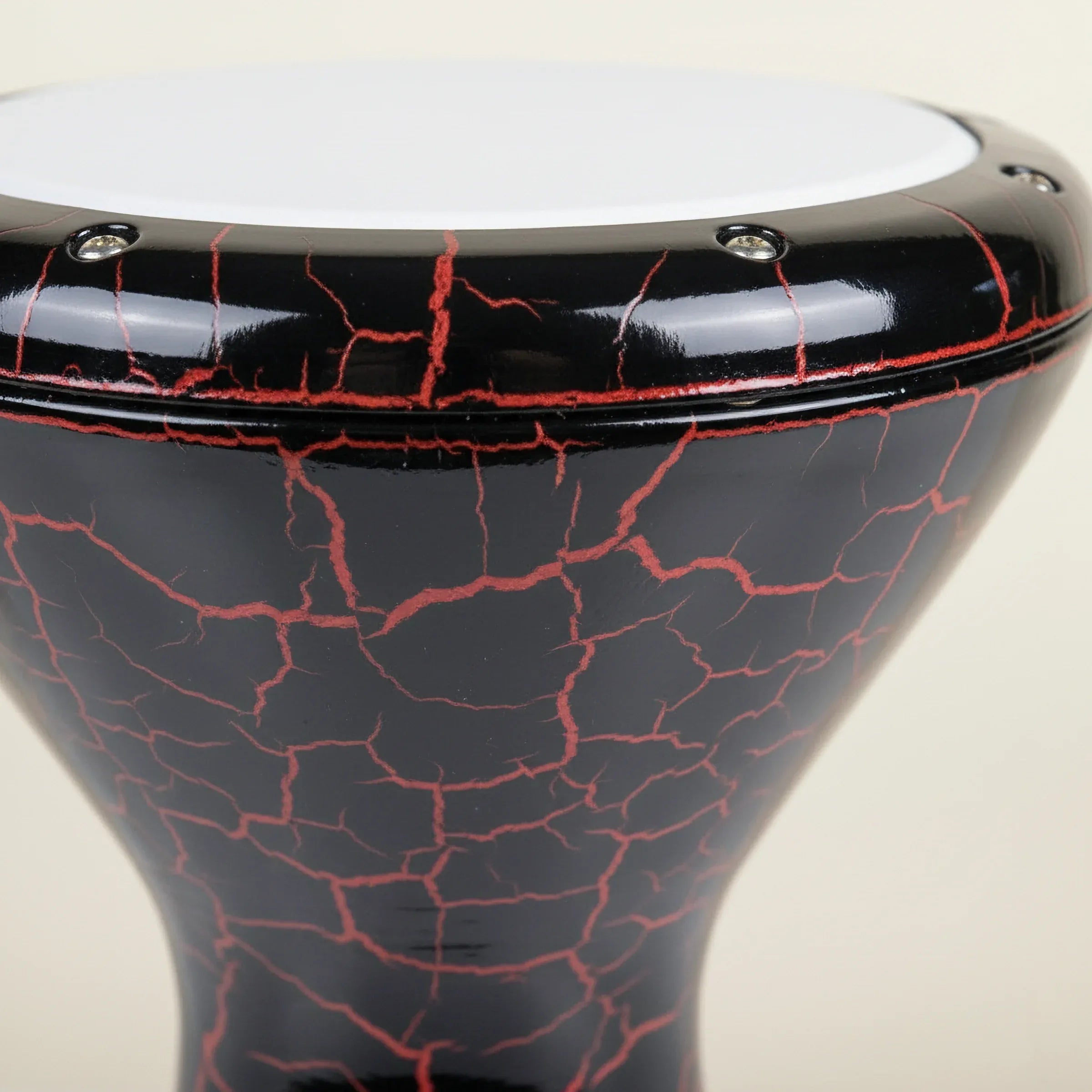 Cherry Crackle | Professional Metal Egyptian Darbuka