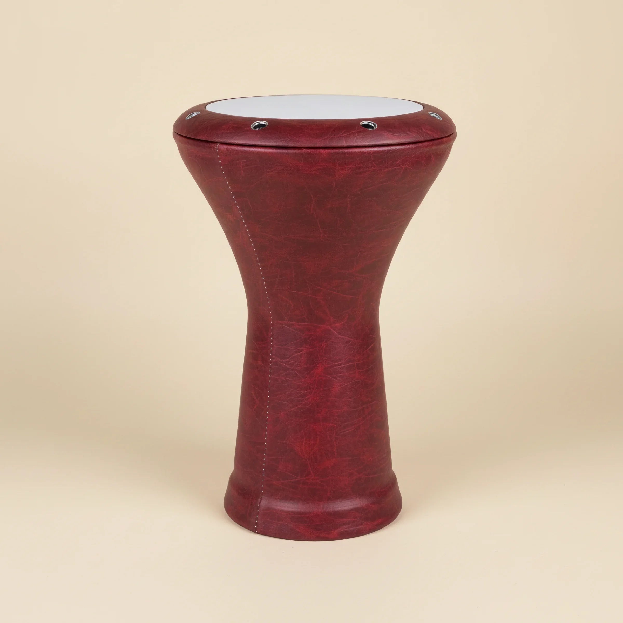 Crimson Royal | Burgundy Leatherette Coated Egyptian Darbuka