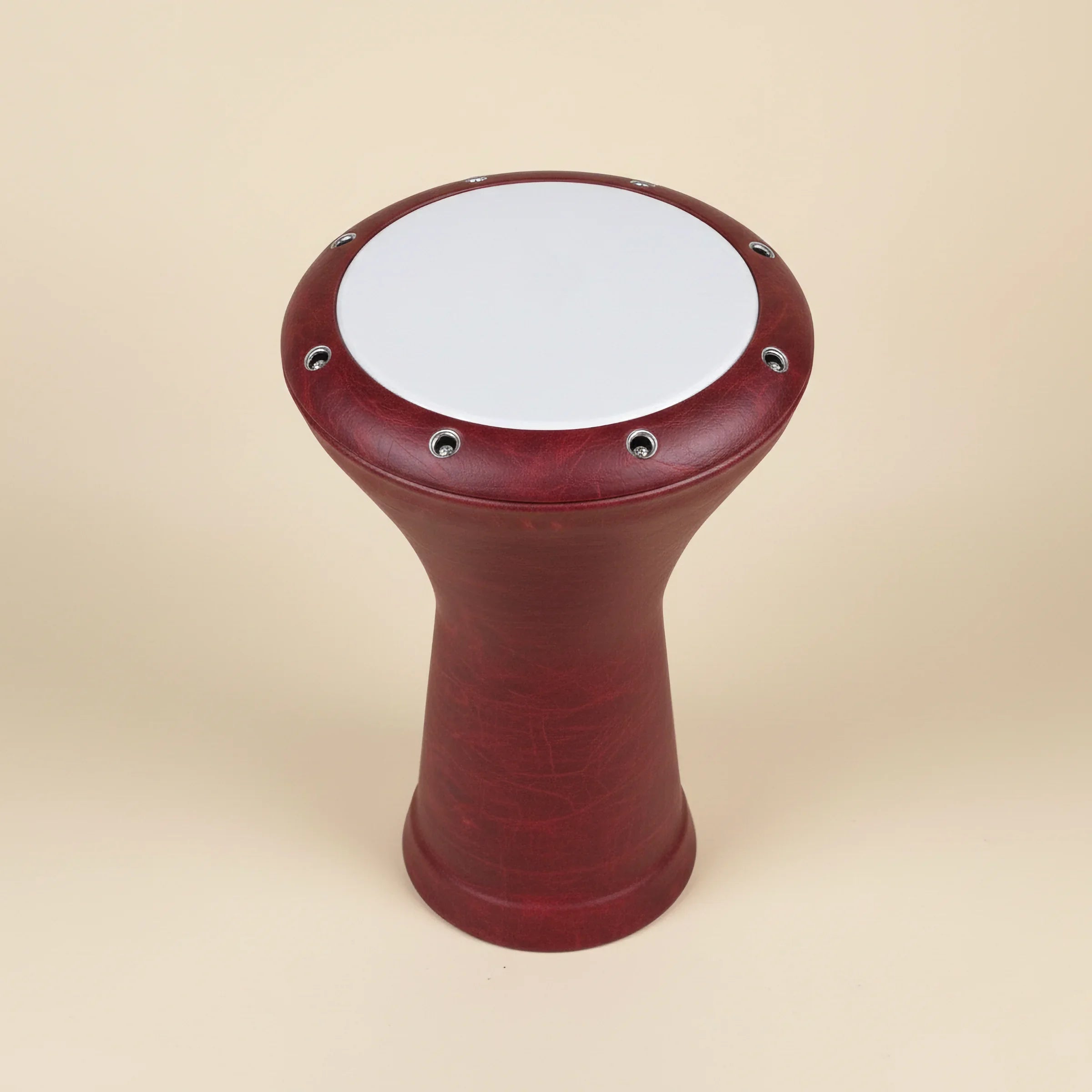 Crimson Royal | Burgundy Leatherette Coated Egyptian Darbuka