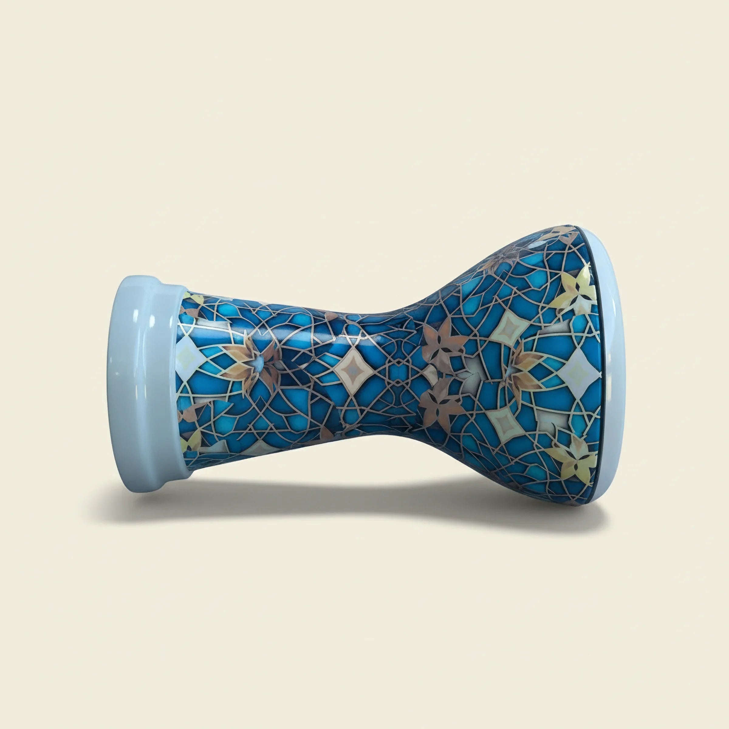 Mosaic Rhythms | 4kg Cast Metal Turquoise Darbuka
