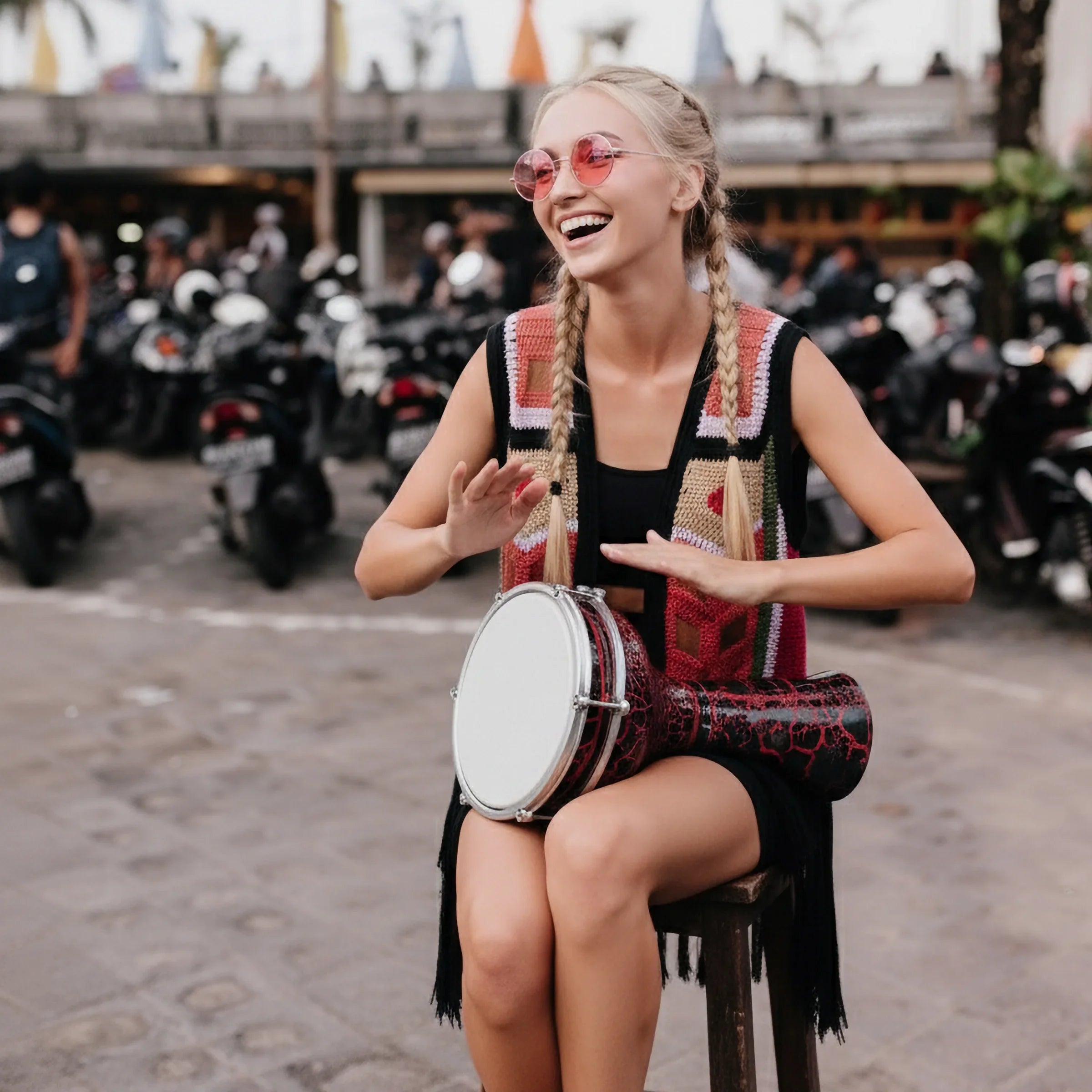 Scarlet Crackle | 23cm (9.0in) Turkish Style Percussion (Size No. 5)