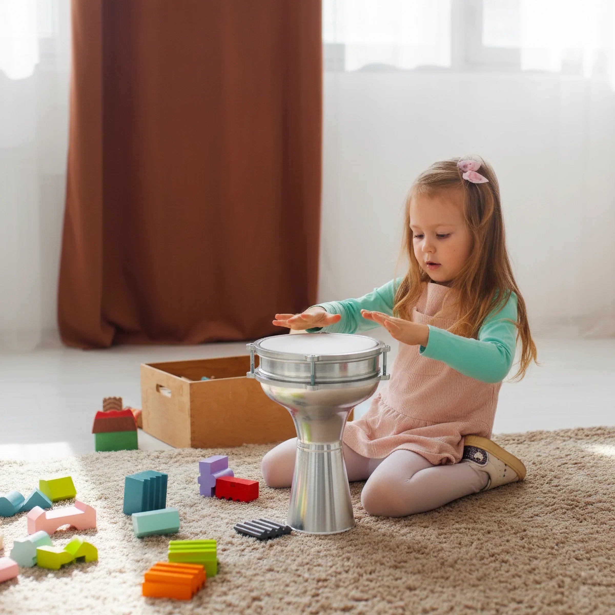 Little Beat | Turkish Style Aluminum Kids Darbuka (Size No. 1)