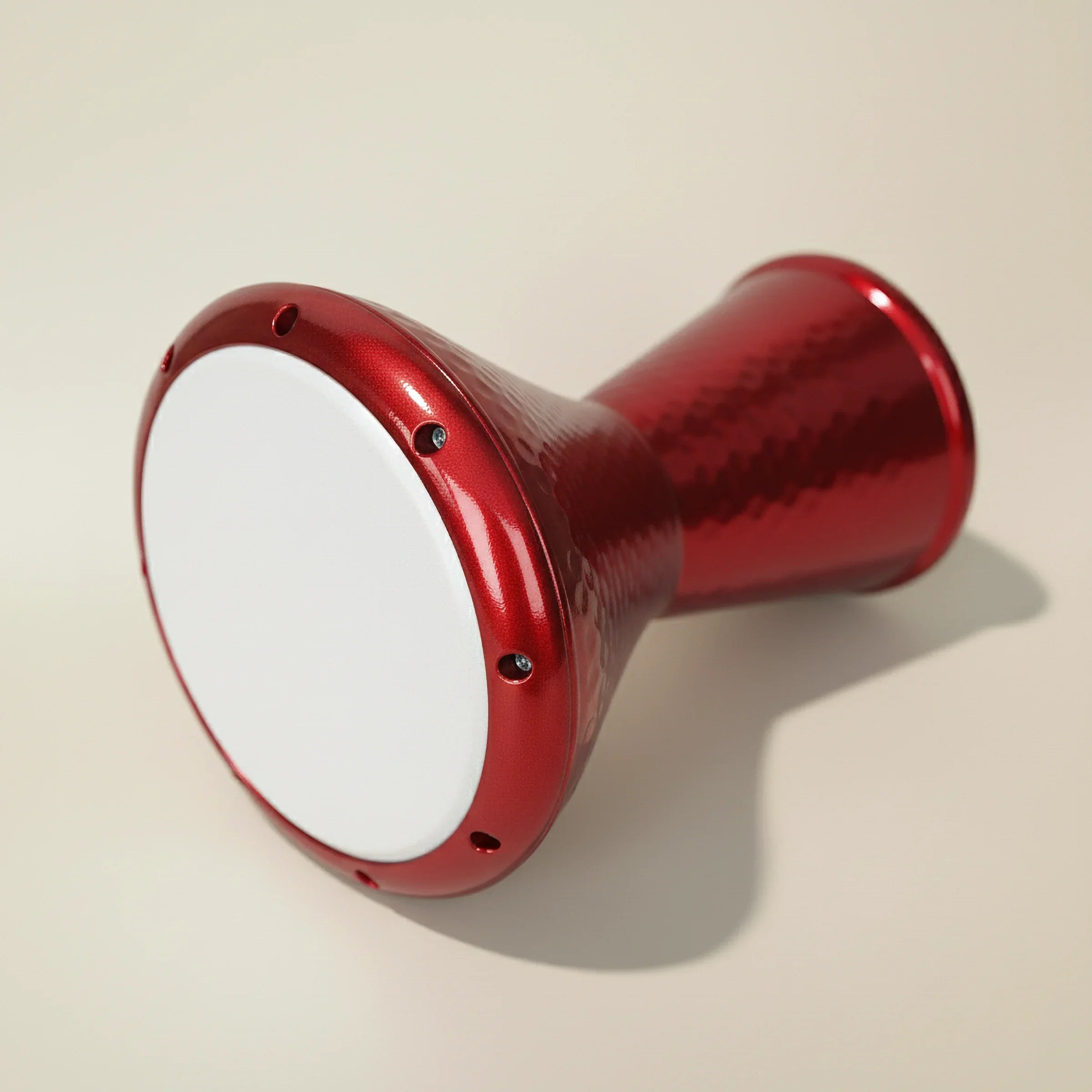 Red Forge | Hammered Ceramic Egyptian Darbuka