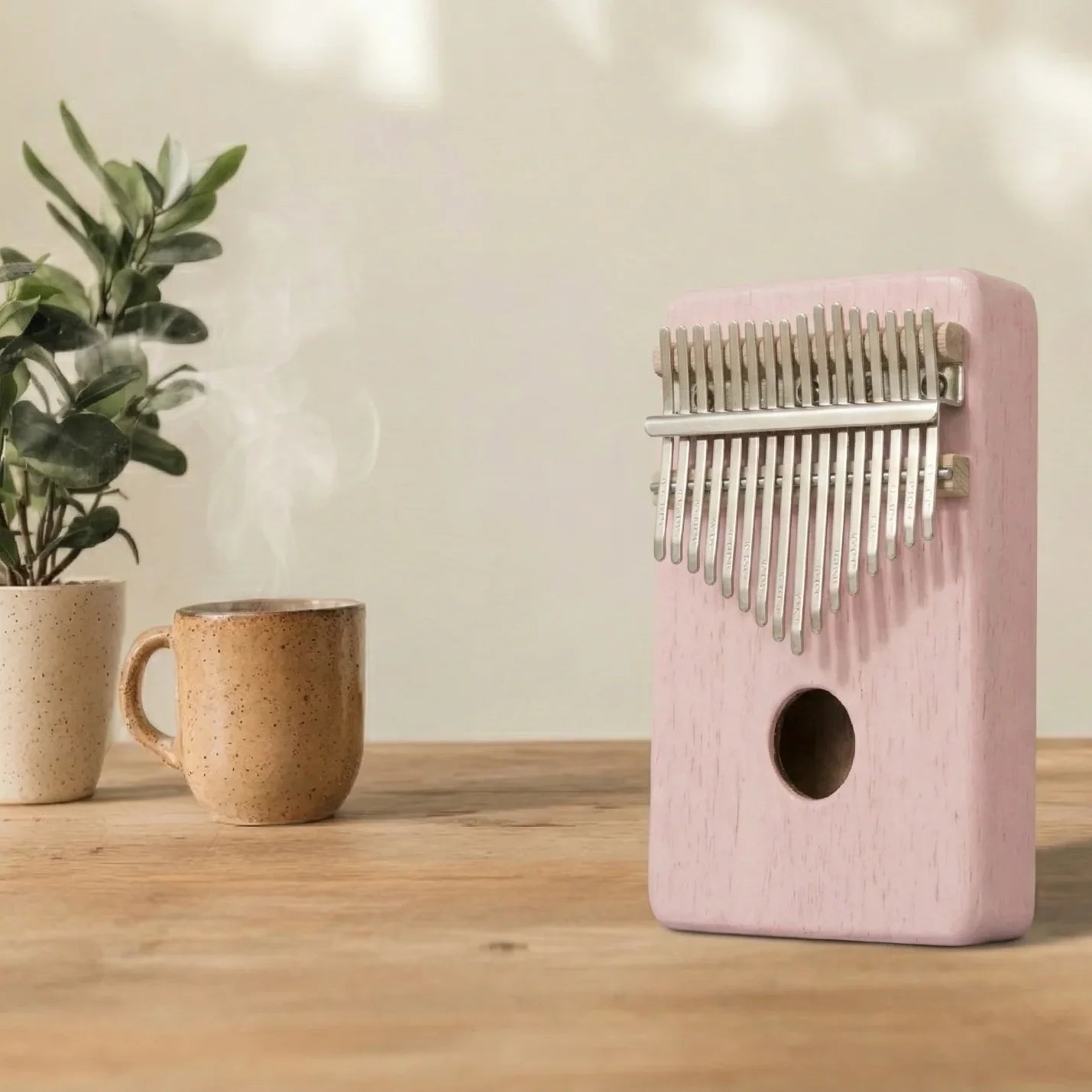 Blush Melody | Baby Pink Kalimba |Full Gift Set (17-Key)