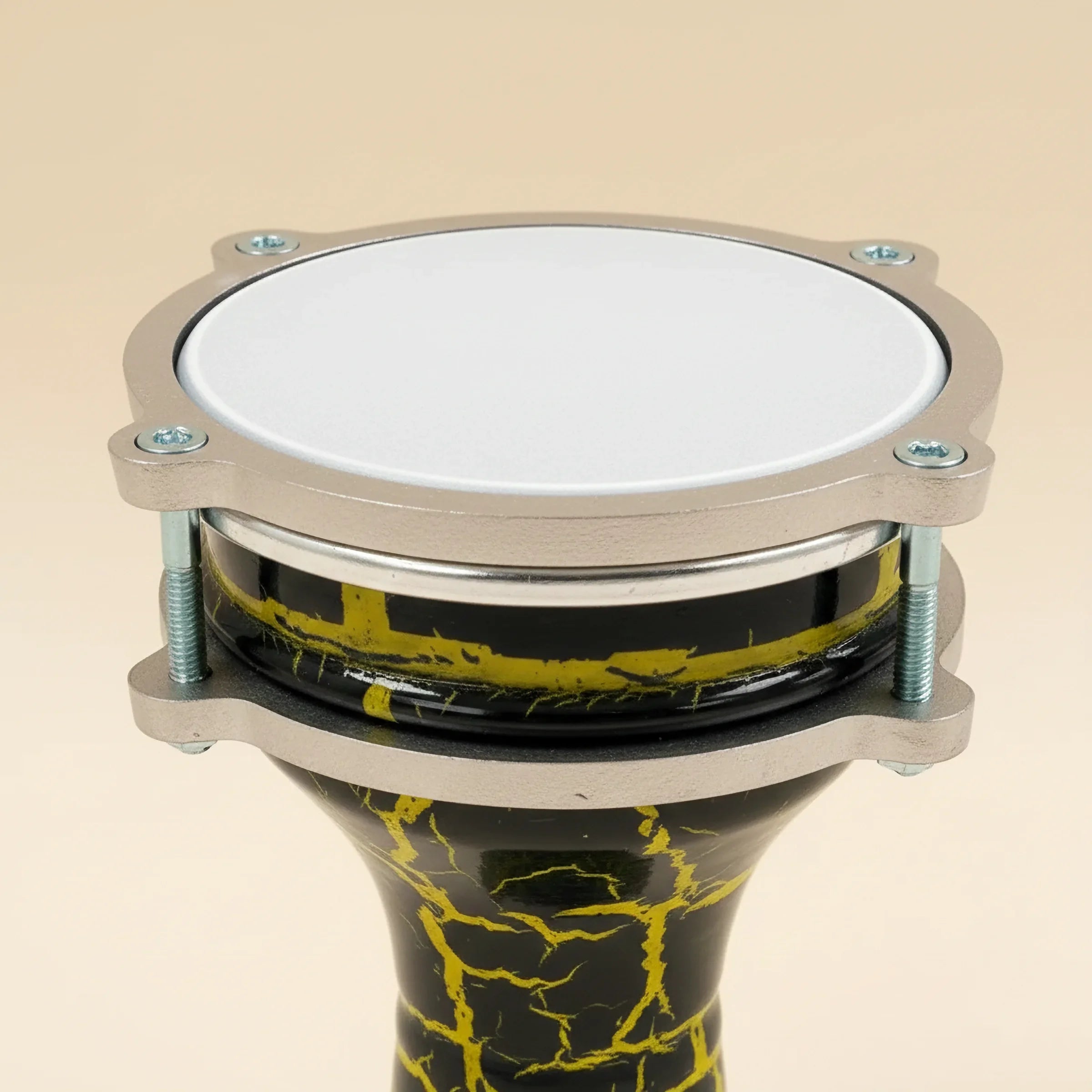 Nova Crackle | Yellow Star Mini Darbuka (Size: Mini)