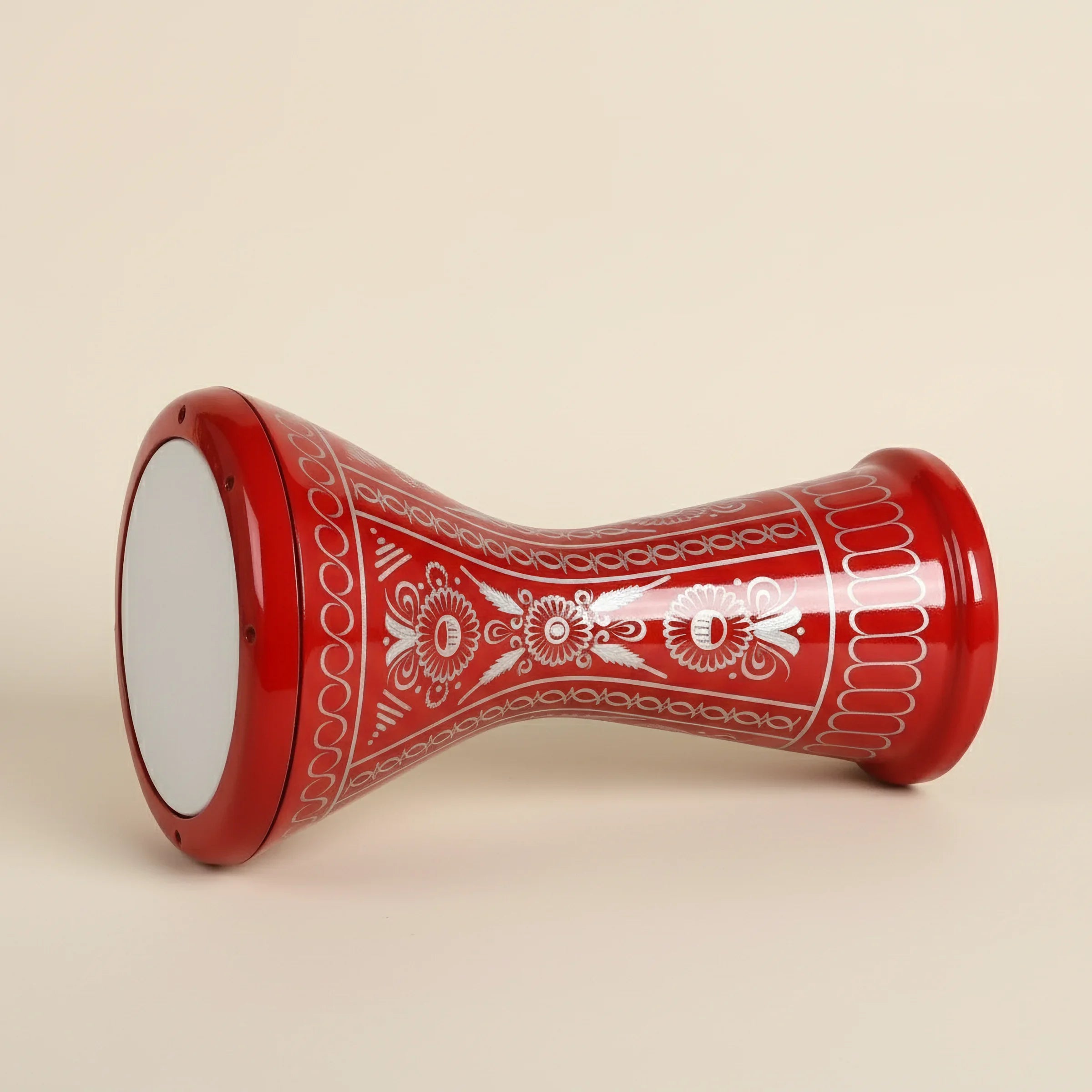 Crimson Earth | Handcrafted Ceramic Egyptian Red Darbuka