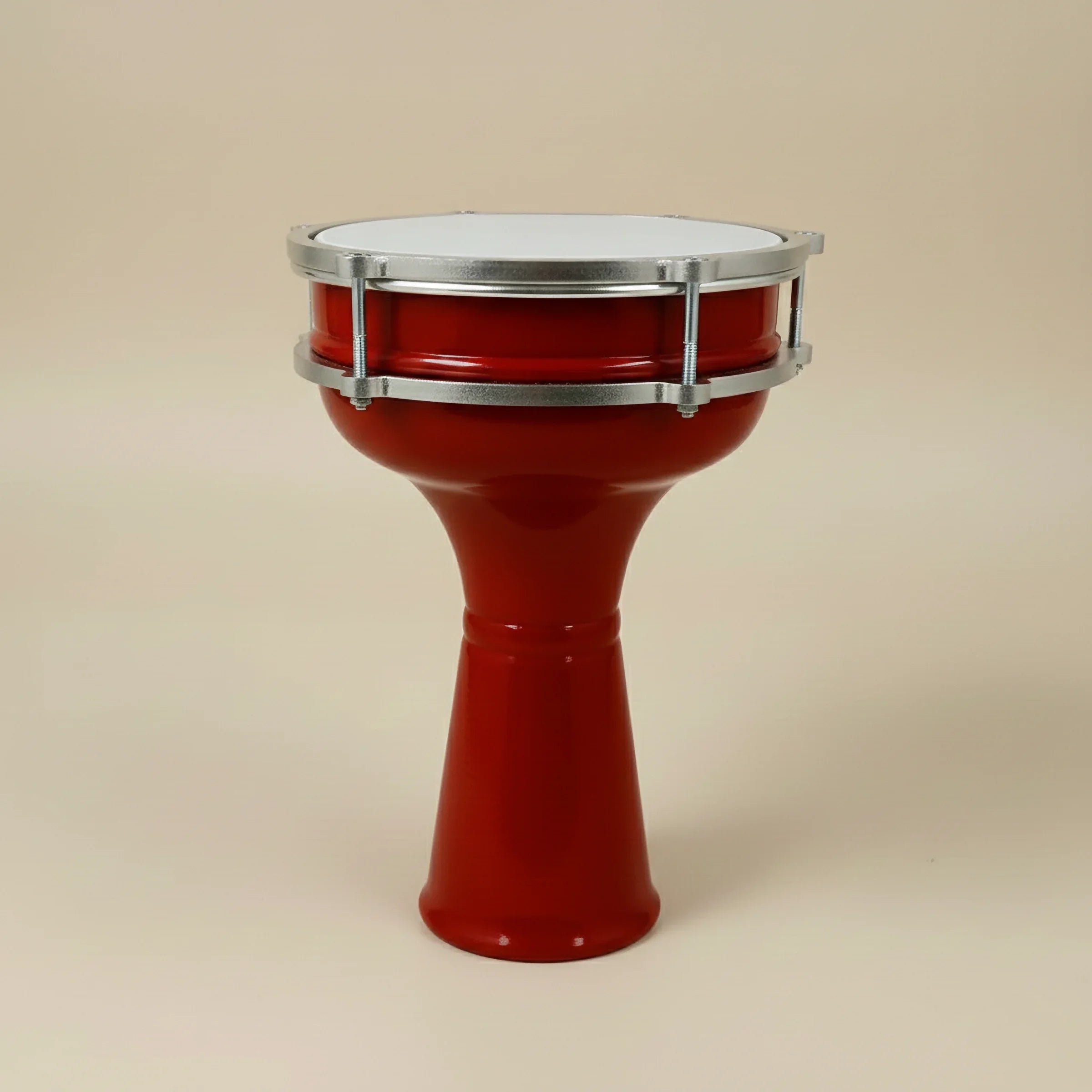 Ruby Beat | Red Turkish Style Kids & Adults Darbuka (Size No. 4)