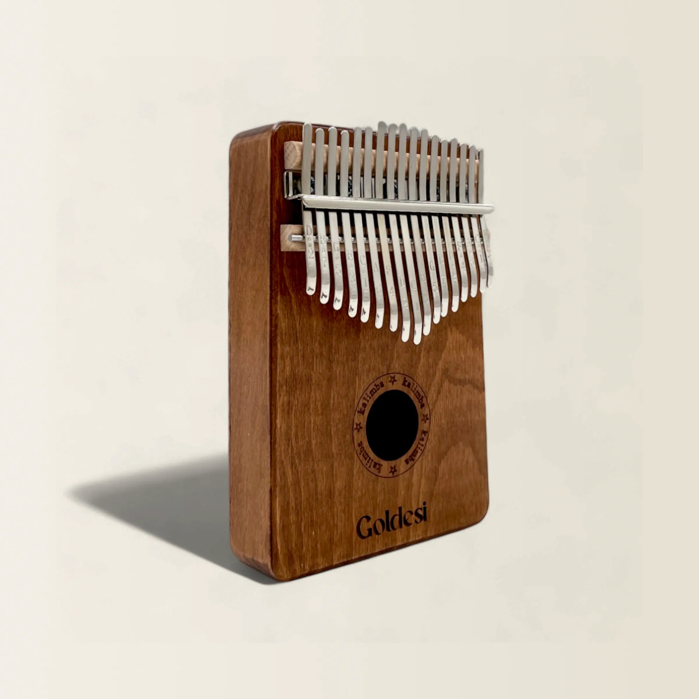 Mahogany Whisper | 17-Key Handcrafted Kalimba (Thumb Piano)