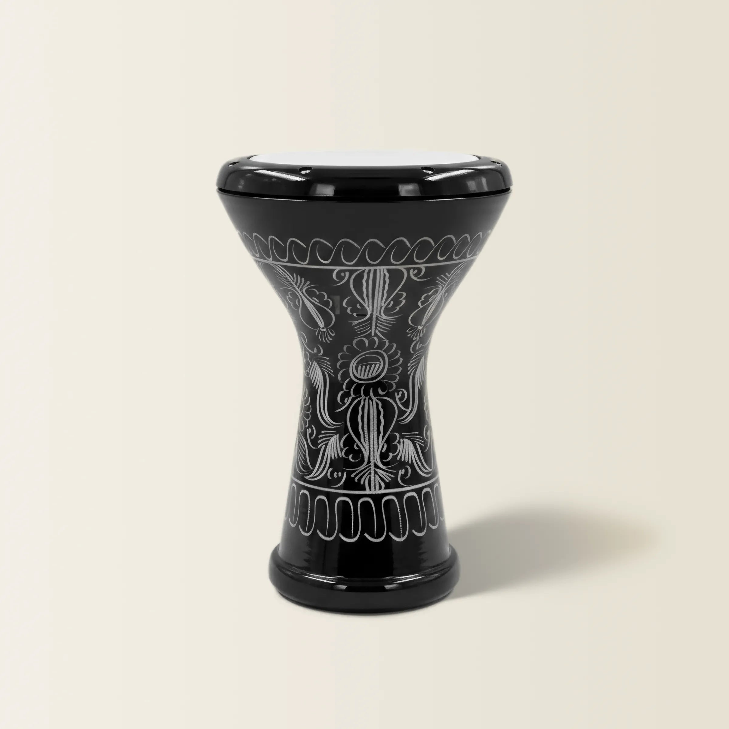 Eclipse Heritage | Black Hand-Engraved Erzincan Professional Darbuka