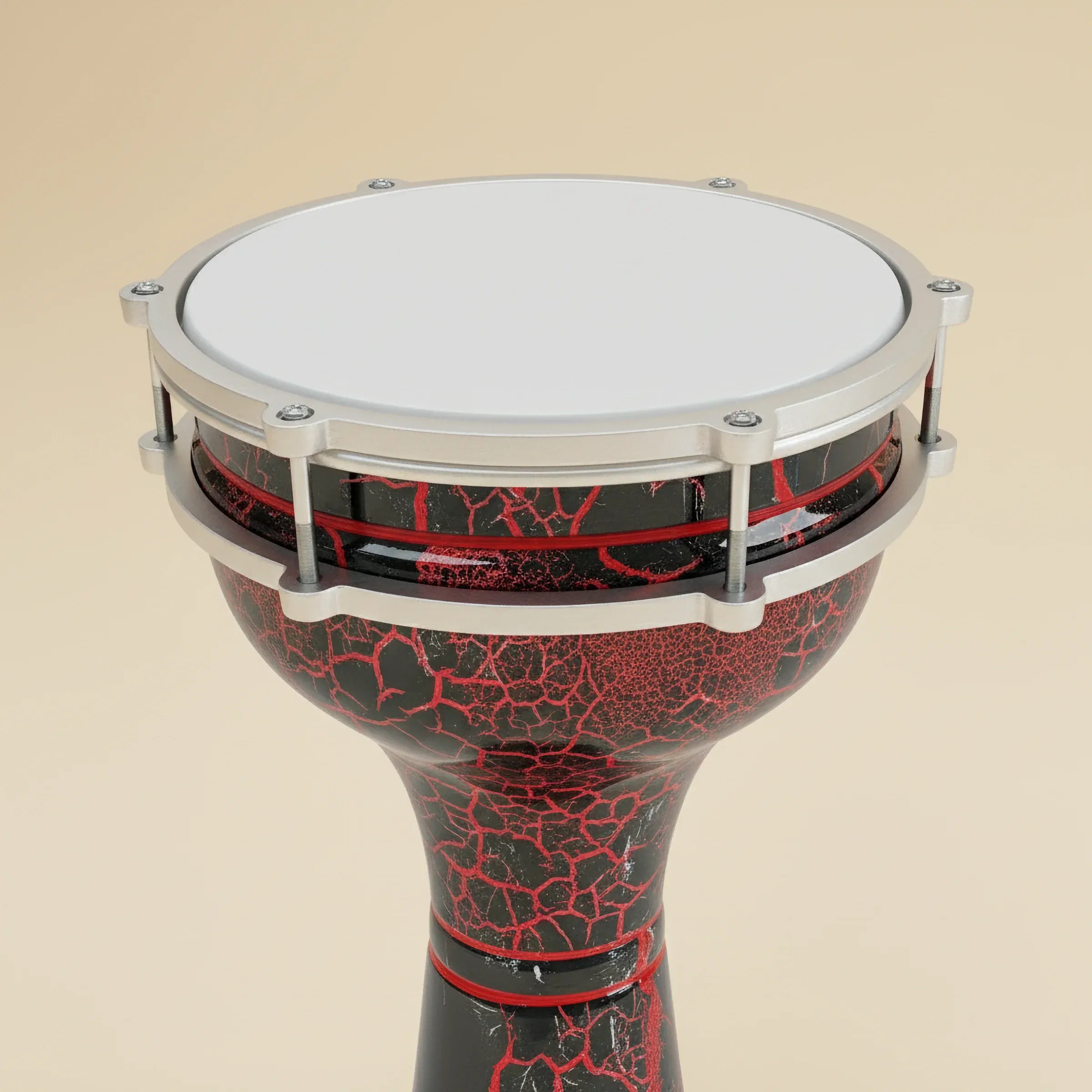 Scarlet Crackle | 23cm (9.0in) Turkish Style Percussion (Size No. 5)