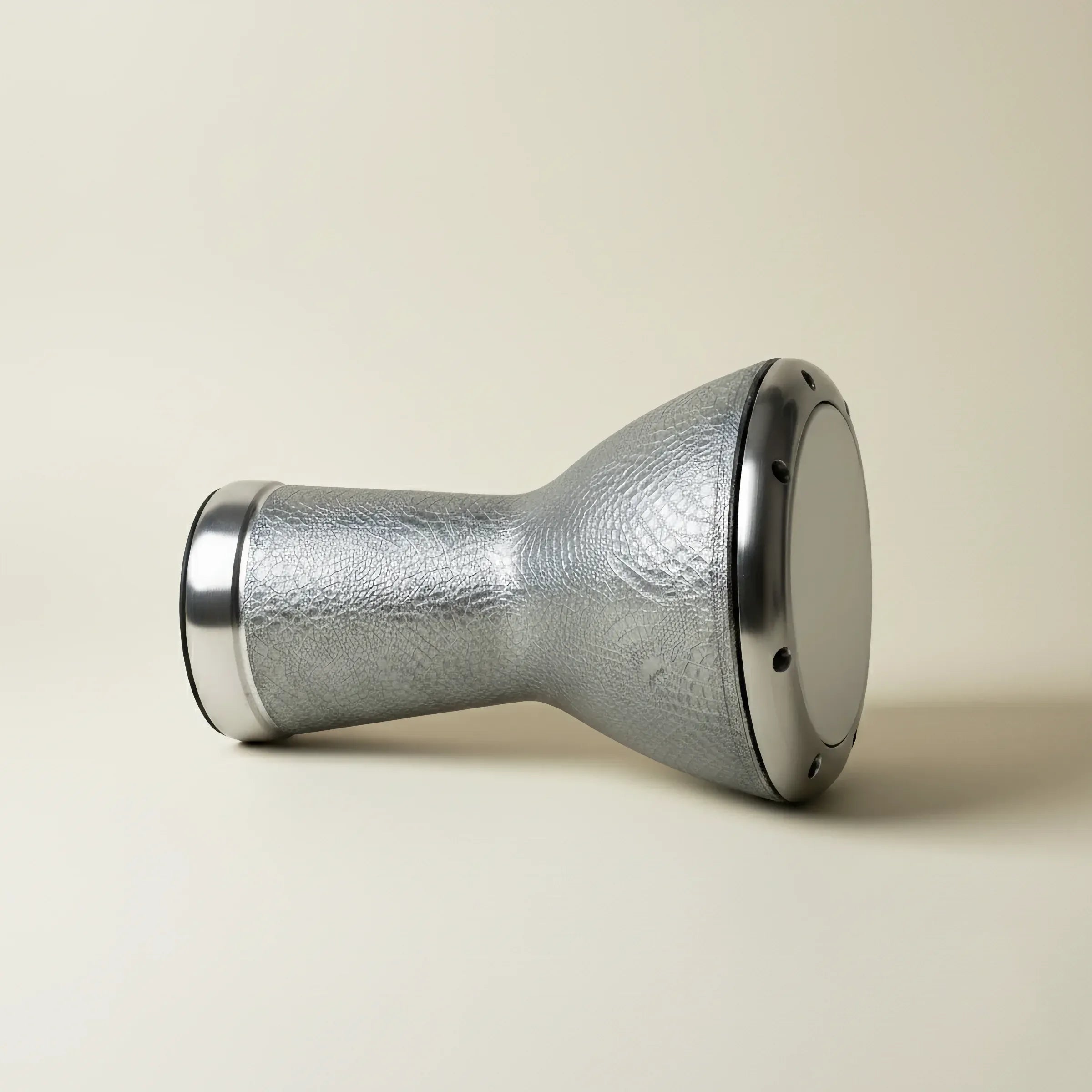 Silver Stealth | Professional Gray Fiberglass Egyptian Darbuka