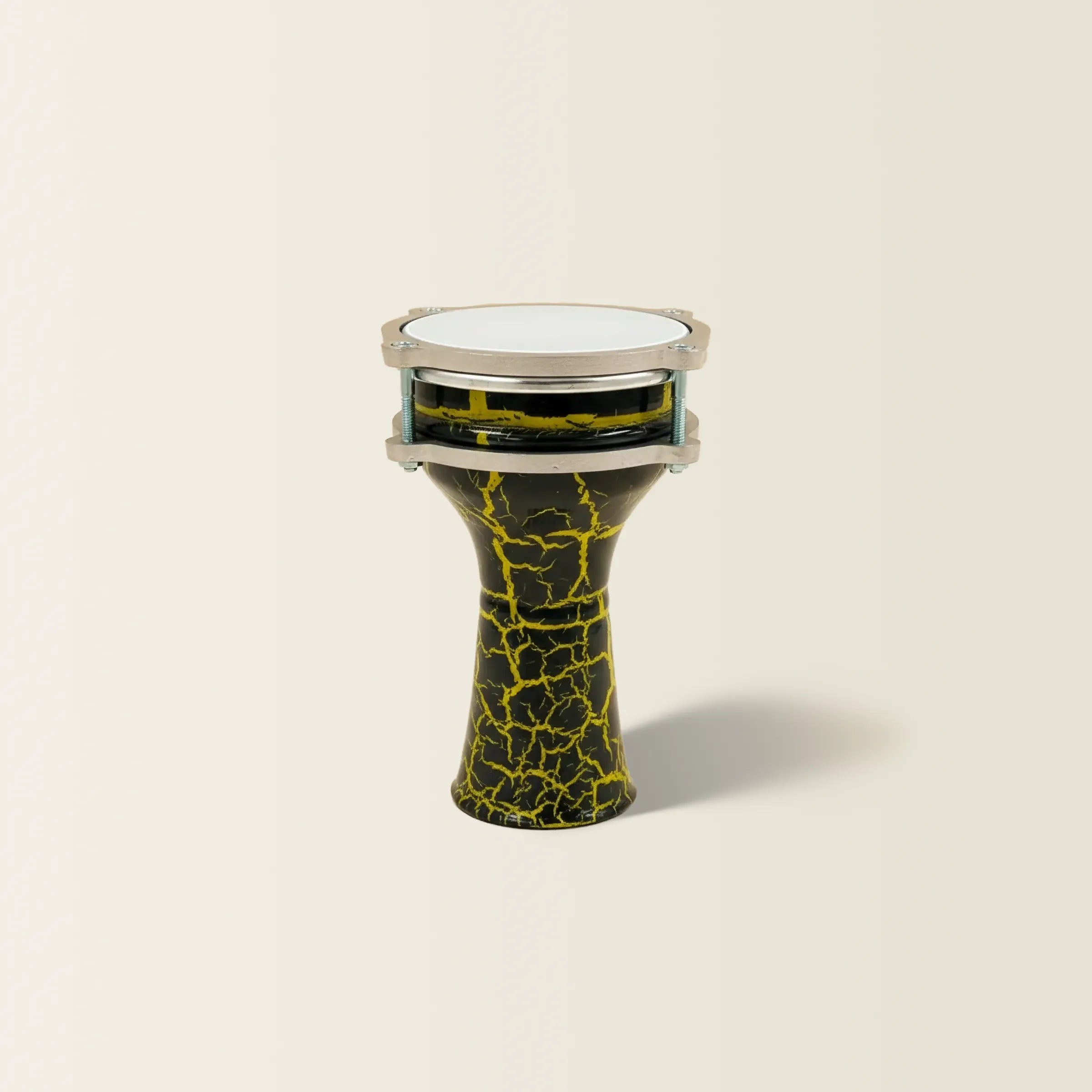 Nova Crackle | Yellow Star Mini Darbuka (Size: Mini)