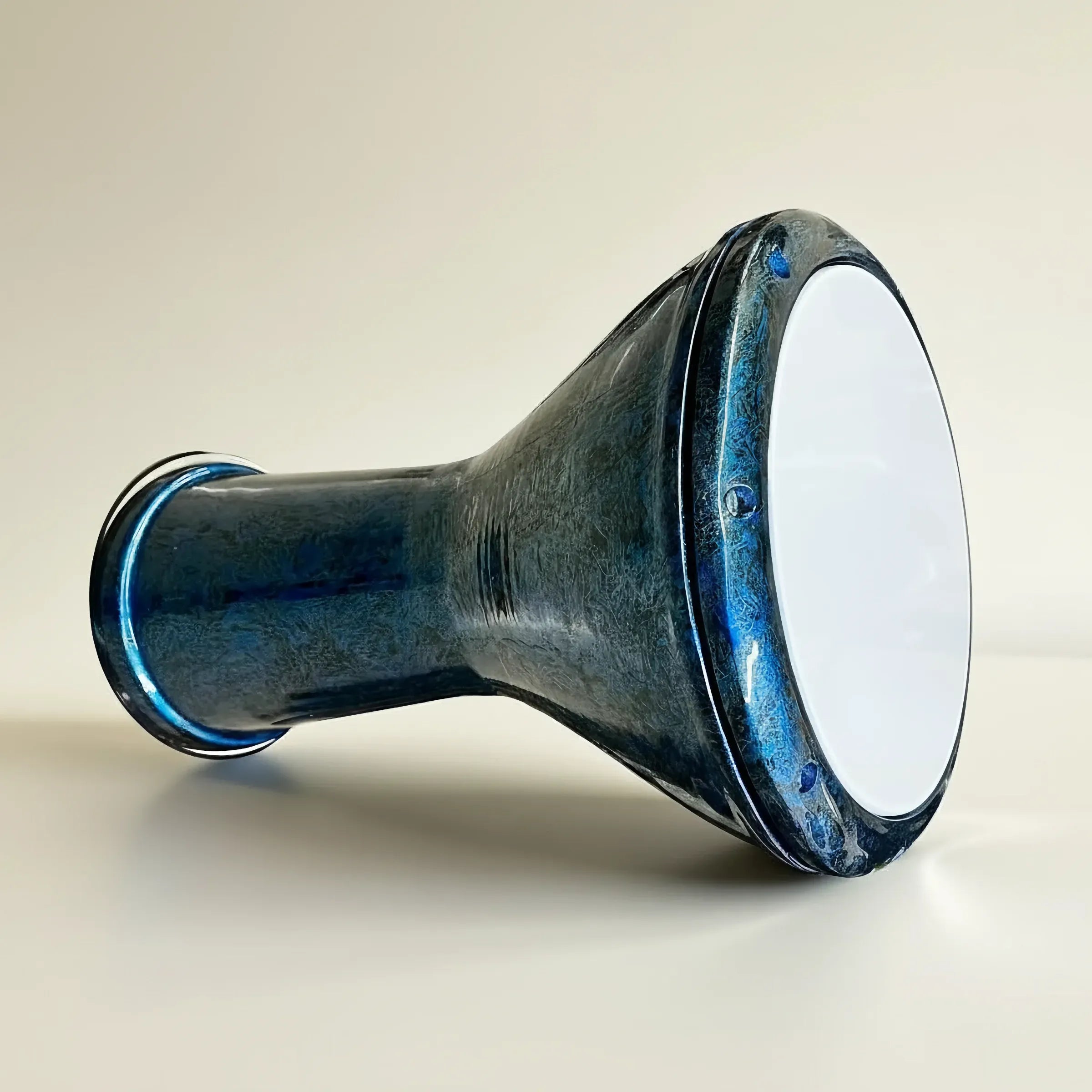 Ocean Speckle | Mottled Blue Ceramic Egyptian Doumbek Drum