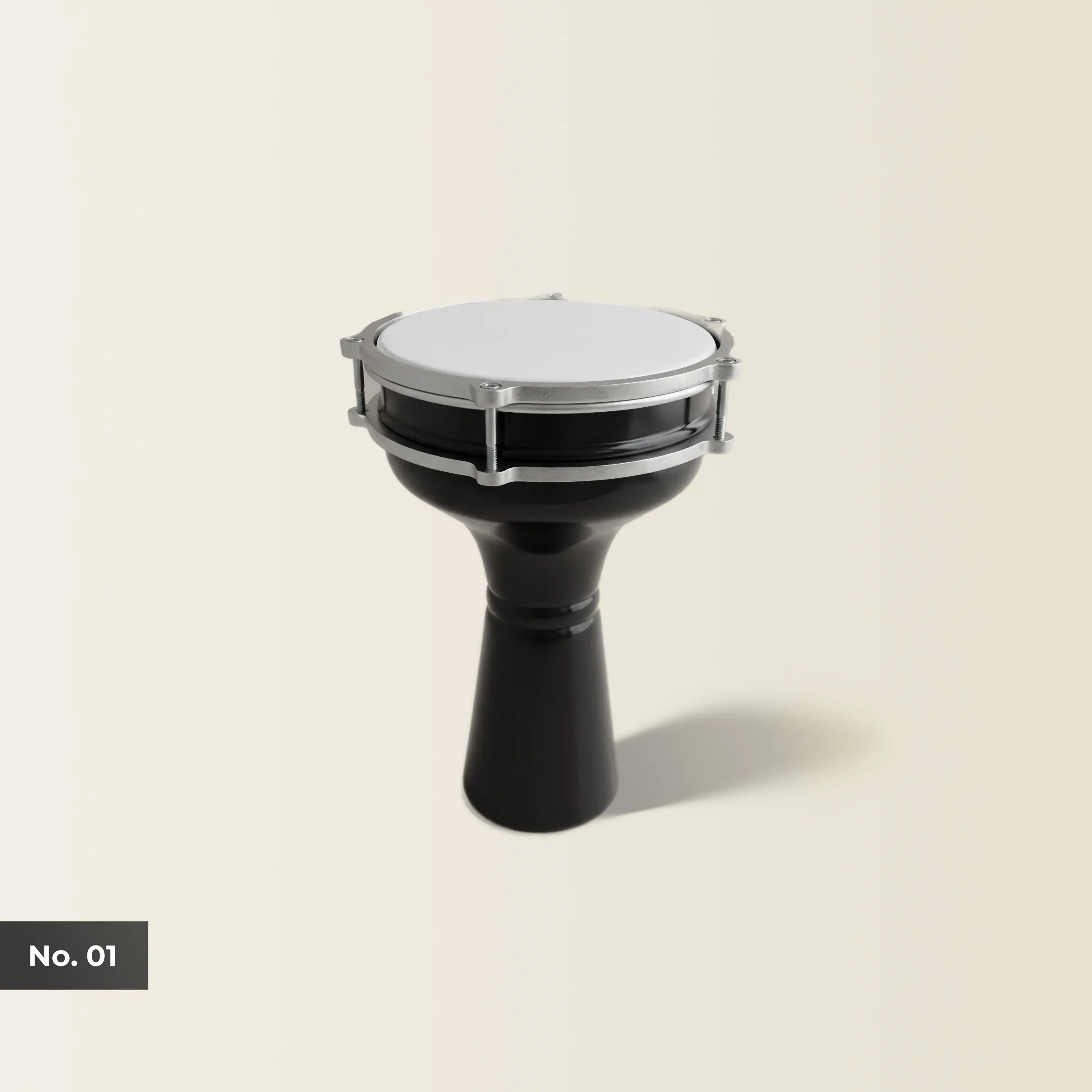 Onyx Beat | Black Turkish Style Kids Darbuka (Size No. 1)