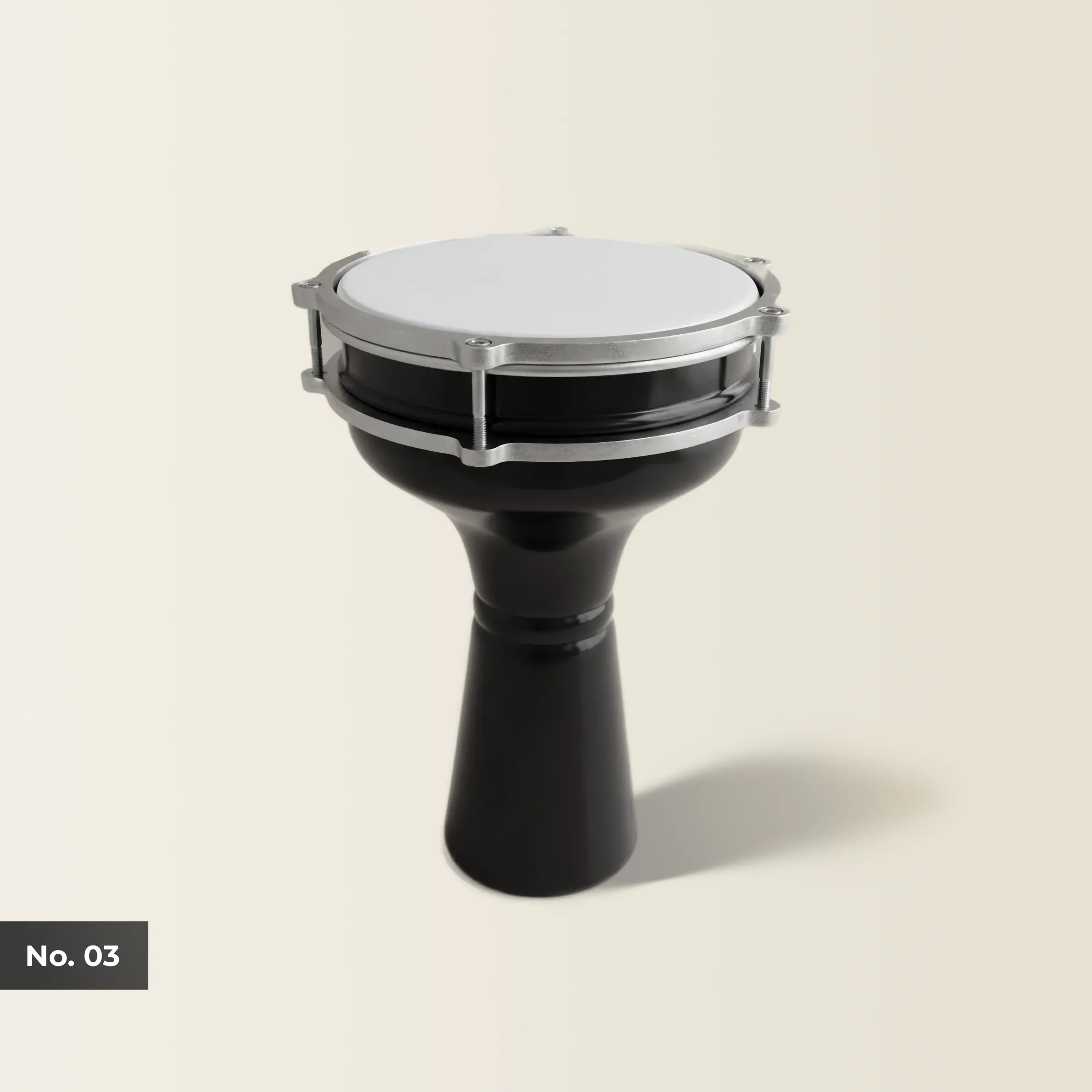 Onyx Beat | Black Turkish Style Kids Darbuka (Size No. 3)