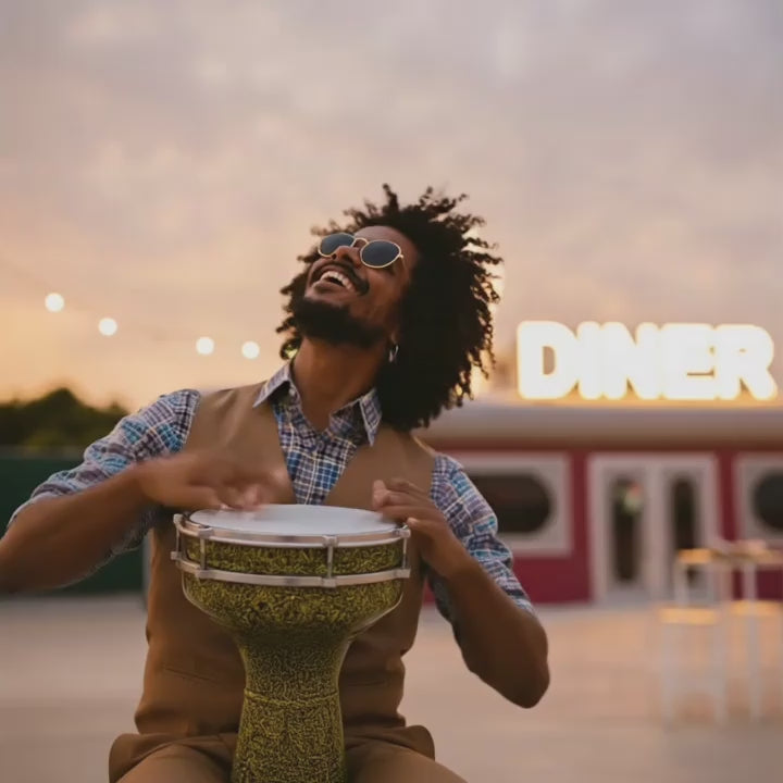 Amber Mottled | 23cm (9.0in) Turkish Style Percussion (Size No. 5)