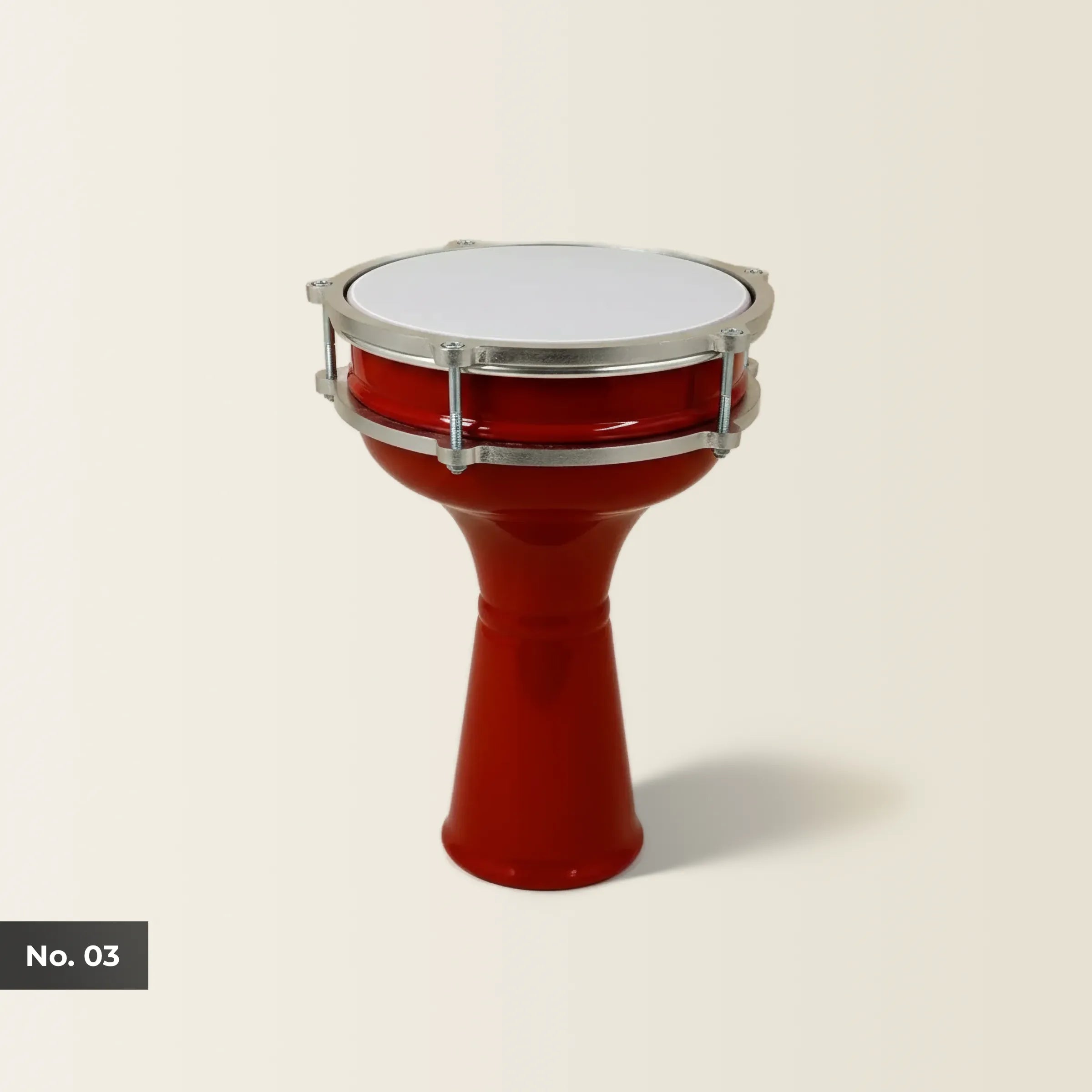 Ruby Beat | Red Turkish Style Kids Darbuka (Size No. 3)
