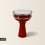 Ruby Beat | Red Turkish Style Kids & Adults Darbuka (Size No. 4)